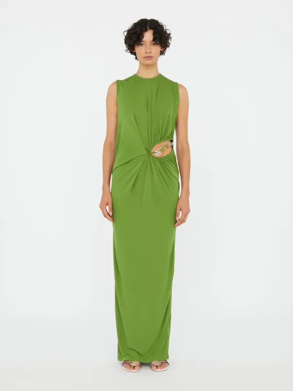 Encased Nature Suspended Jersey Tank Dress made by Christopher Esber