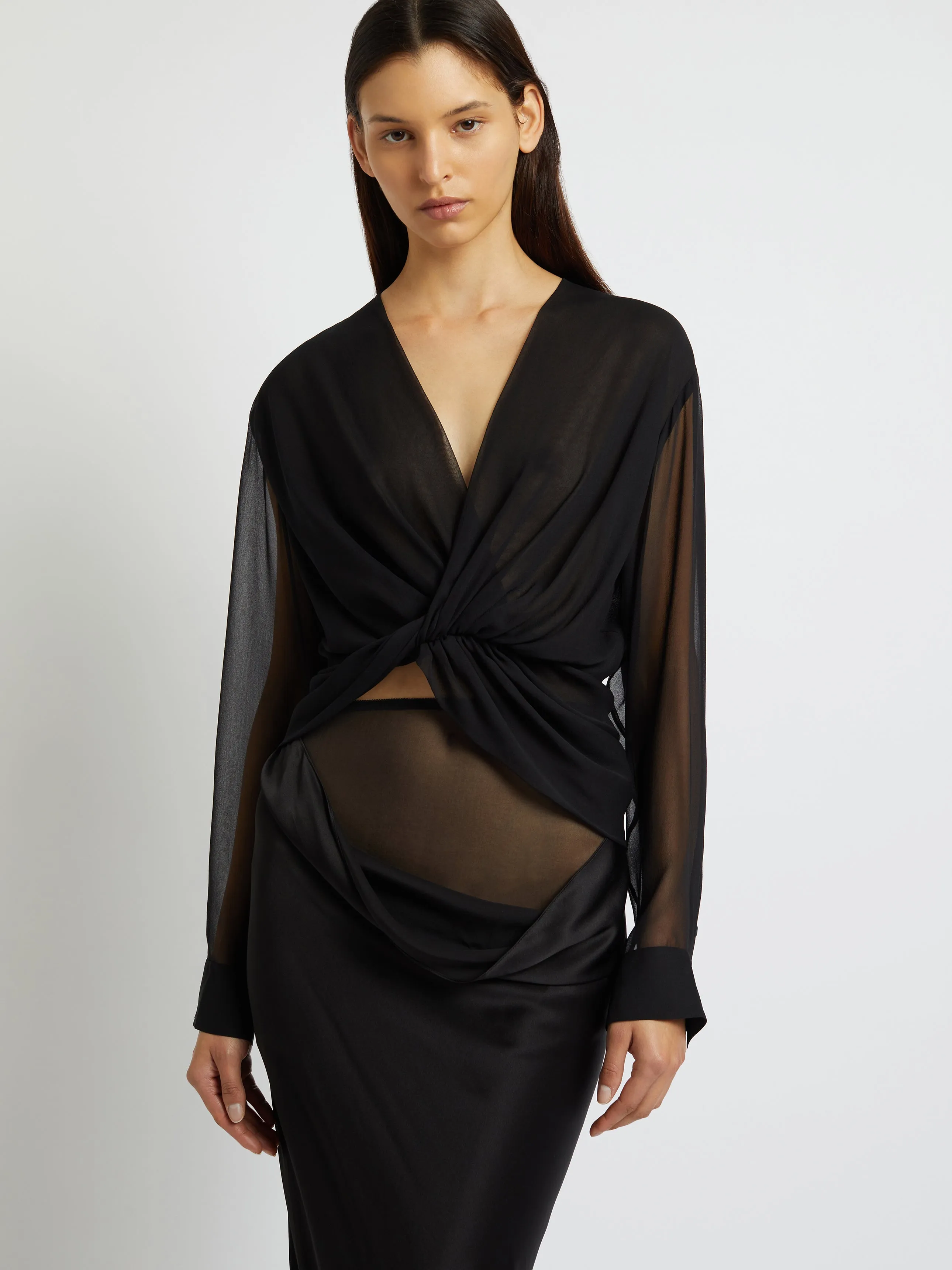 Silk Springs Twist Front Top sold by Christopher Esber