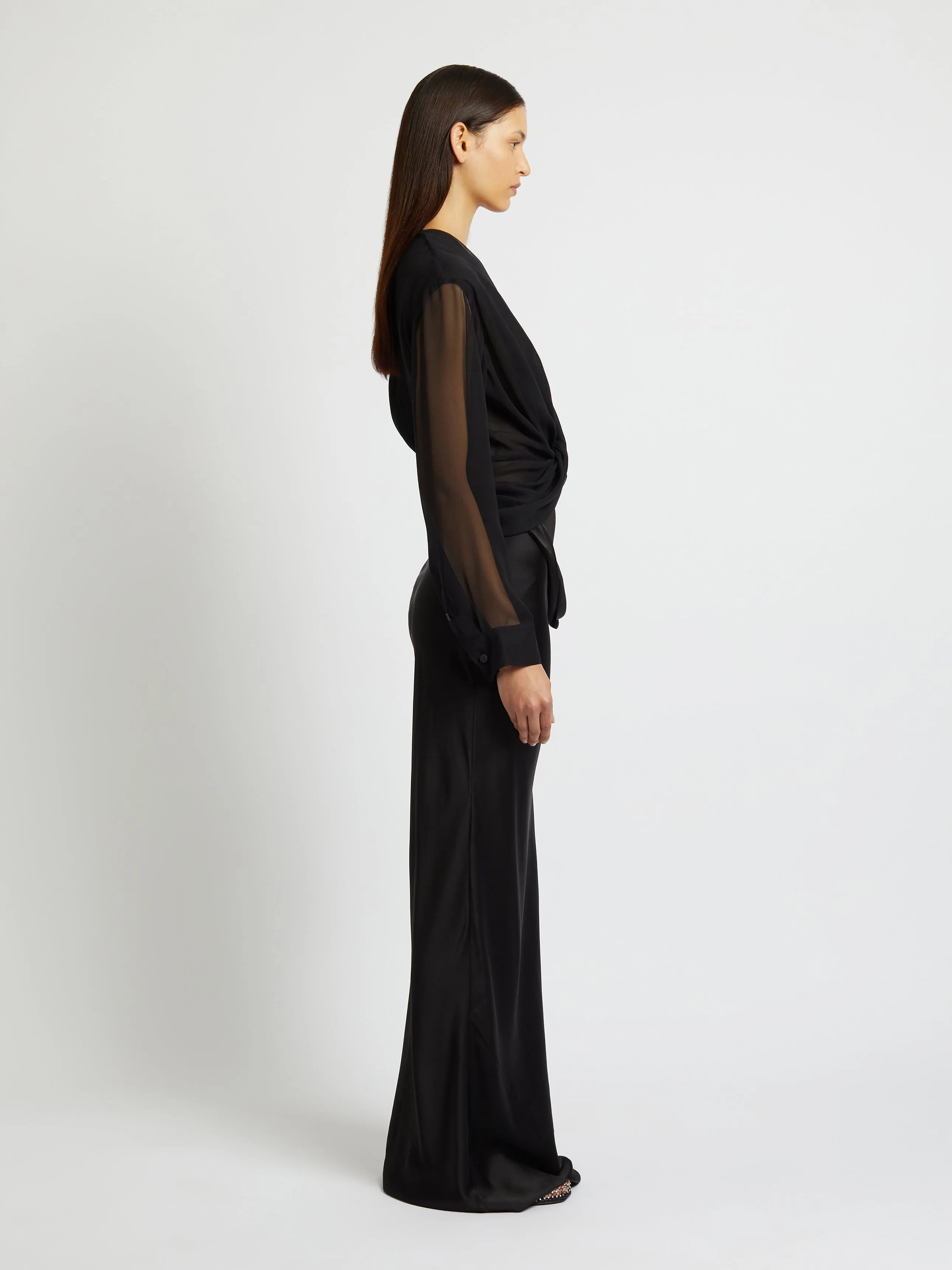 Silk Springs Twist Front Top sold by Christopher Esber product image thumbnail 3