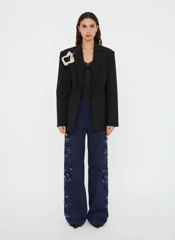 Duke Embellished Chino Pant sold by Christopher Esber