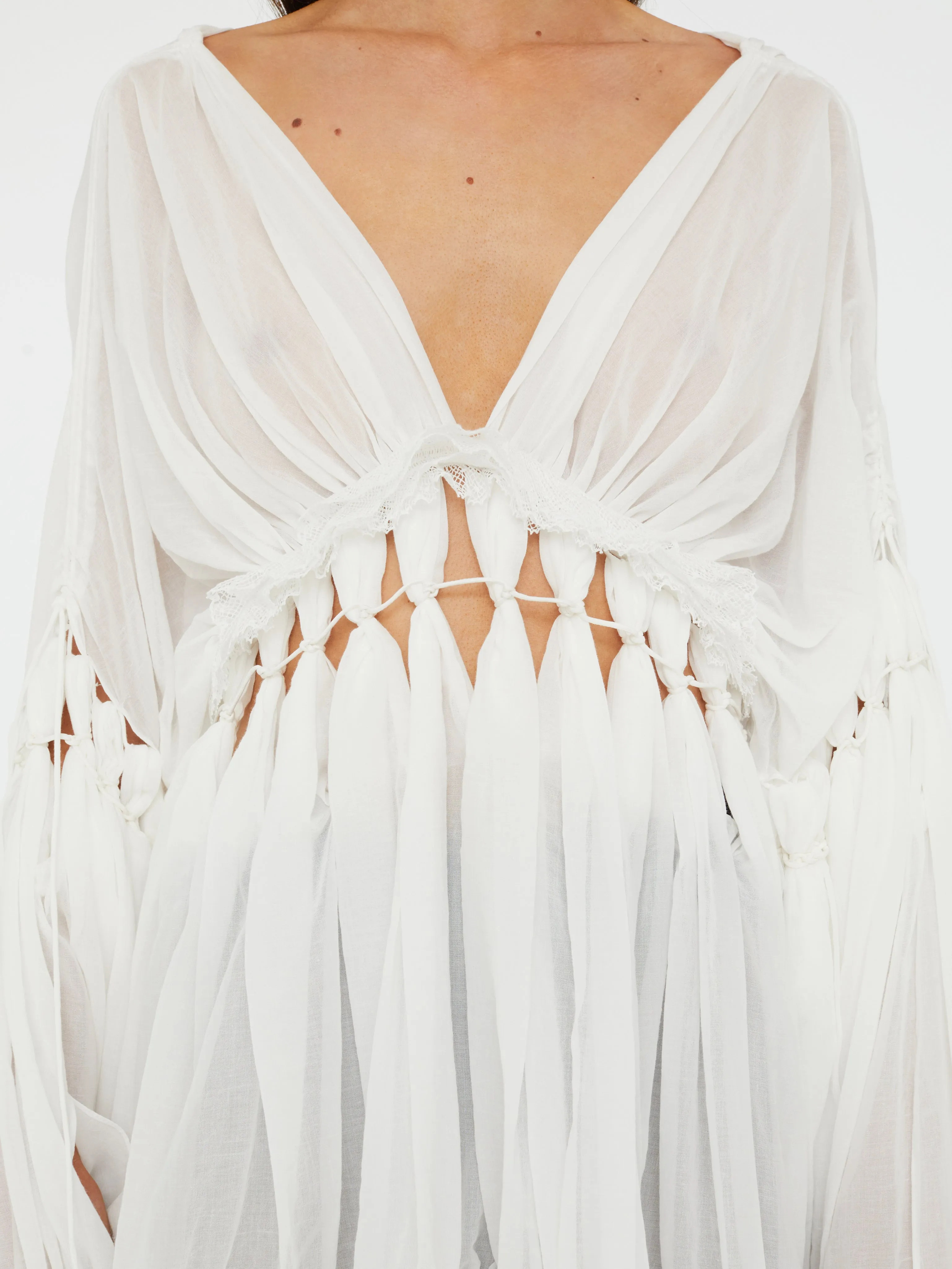 Sirocco Cotton Muslin Dress sold by Christopher Esber product image thumbnail 3