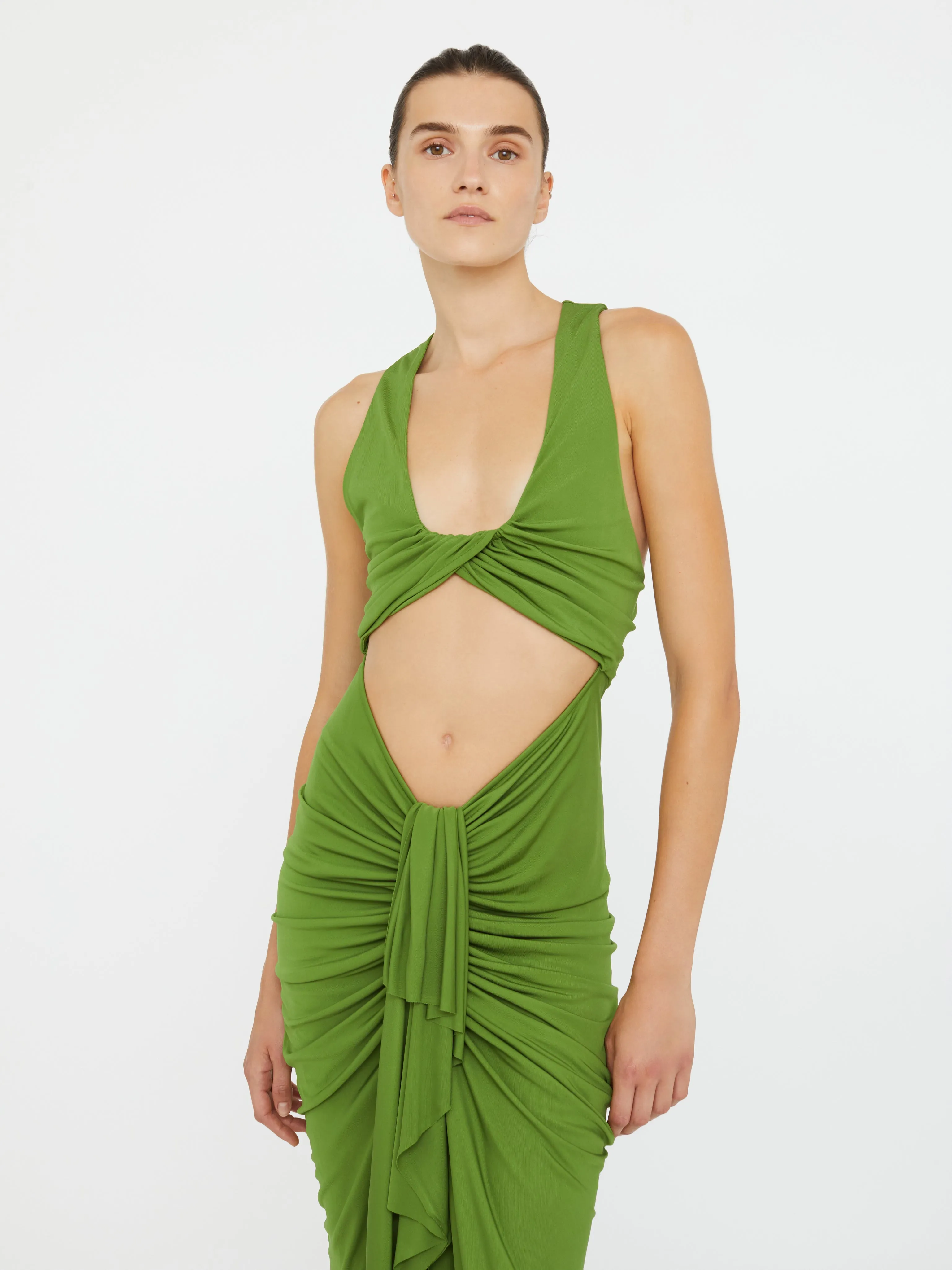 Vivenda Drape Front Dress sold by Christopher Esber product image thumbnail 4