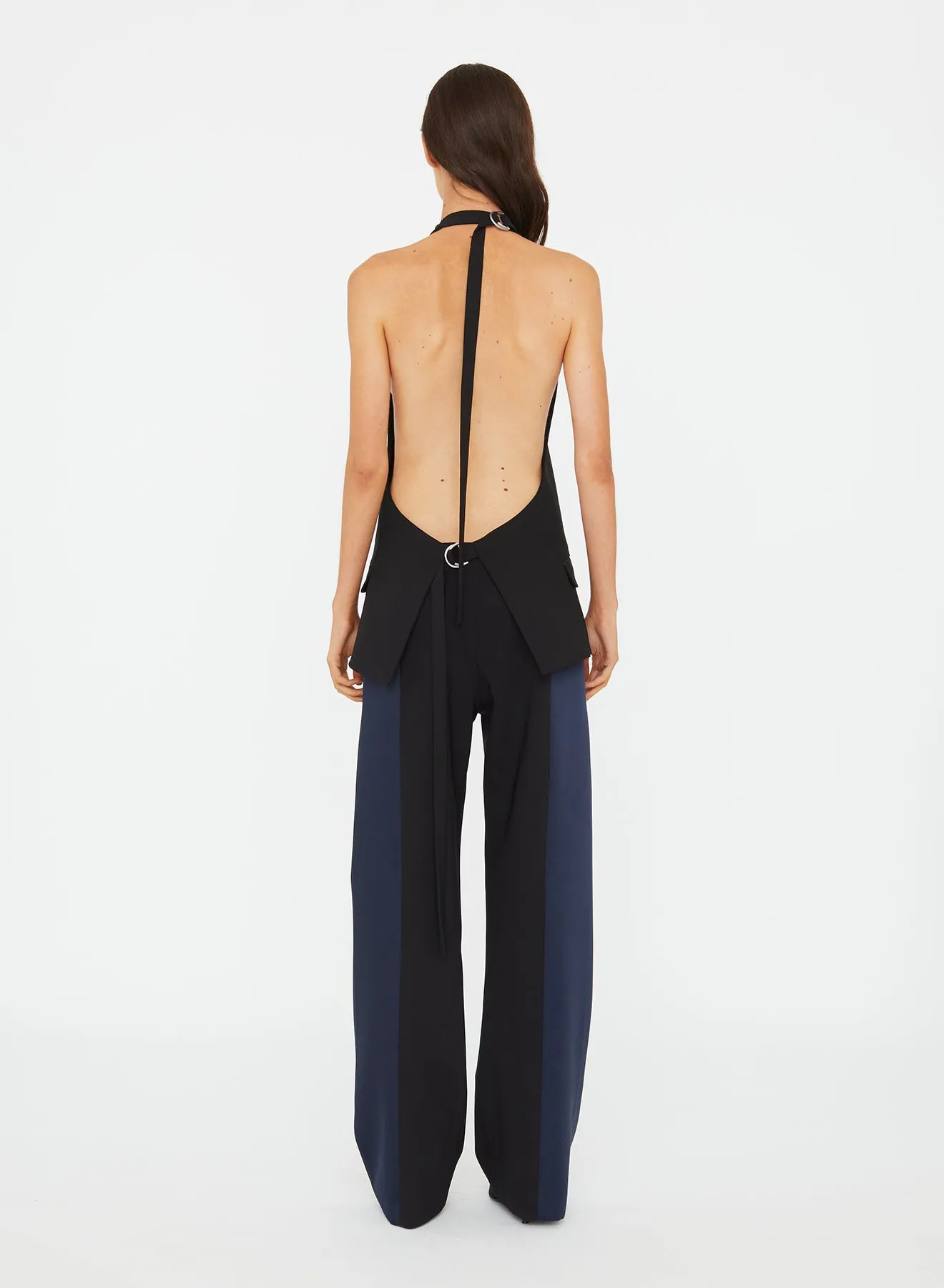 Tuxedo Contrast Wool Trouser sold by Christopher Esber product image thumbnail 3