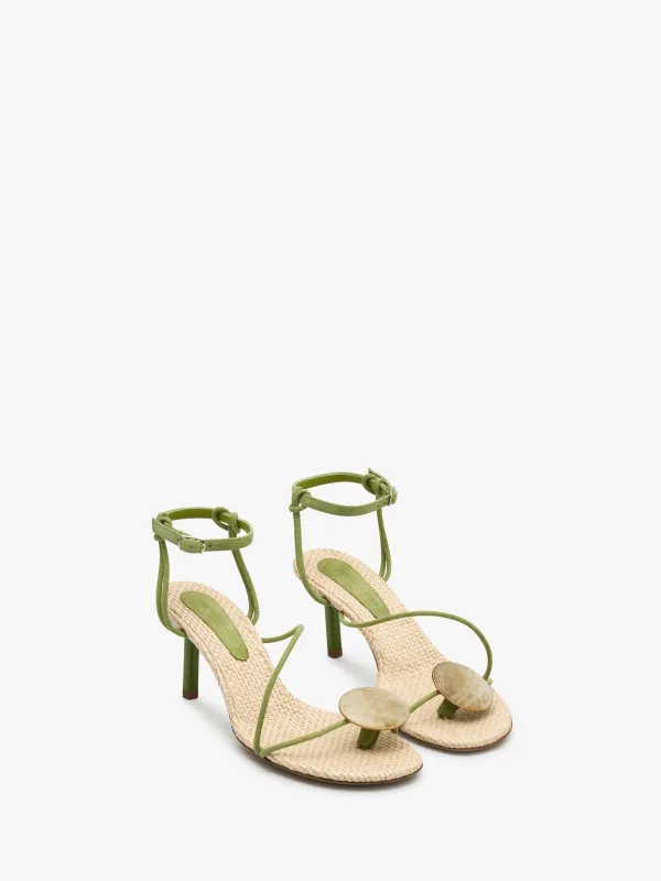 Doma Stoned Raffia Heel sold by Christopher Esber