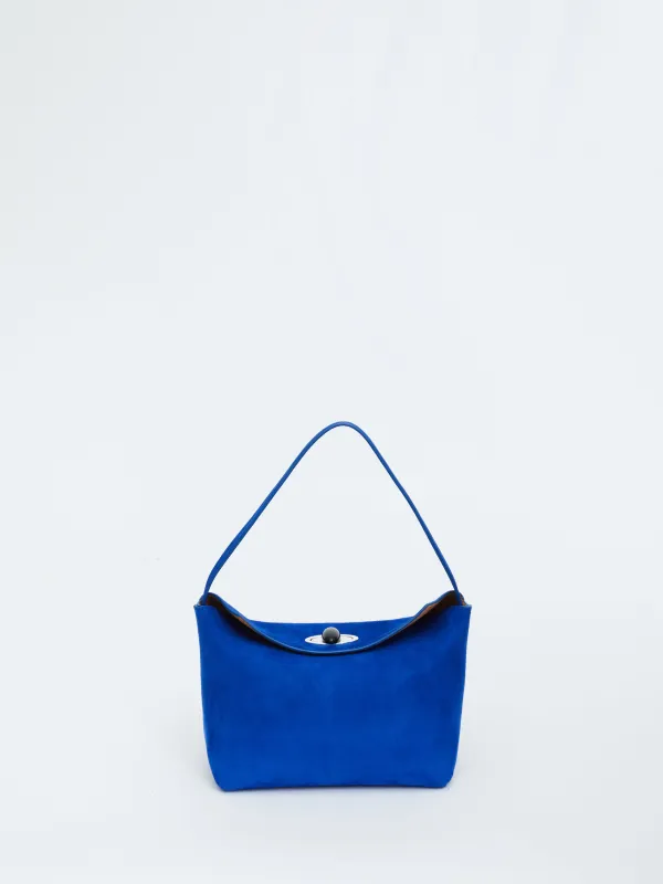 Turnlock Suede Mini Shoulder Bag sold by Christopher Esber