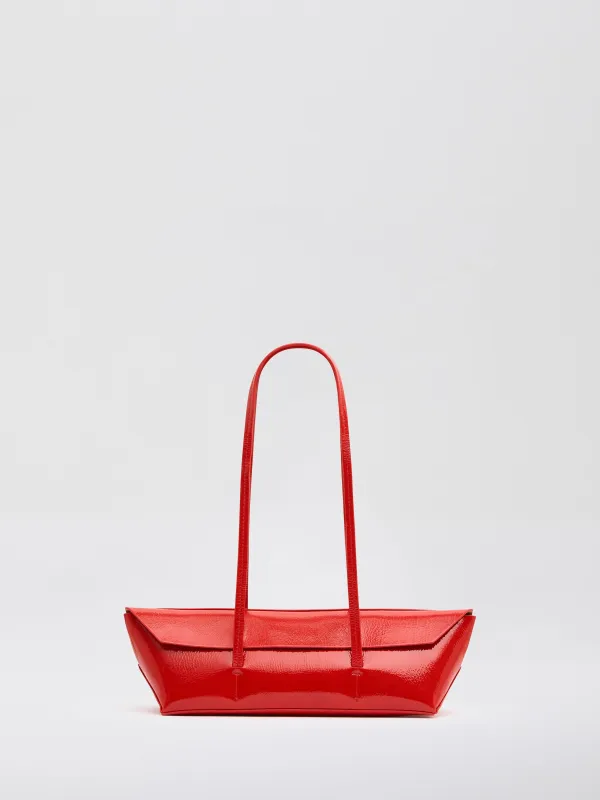Gondola Patent Mini Tote sold by Christopher Esber