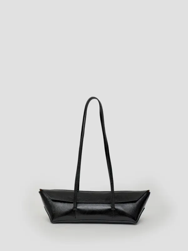 Gondola Patent Mini Tote sold by Christopher Esber