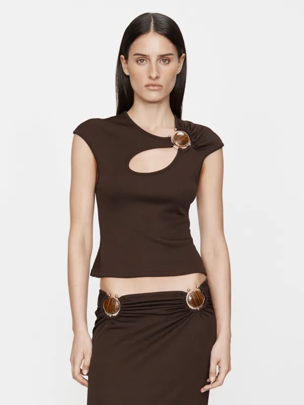 Mineral Stone Hollow Tee sold by Christopher Esber