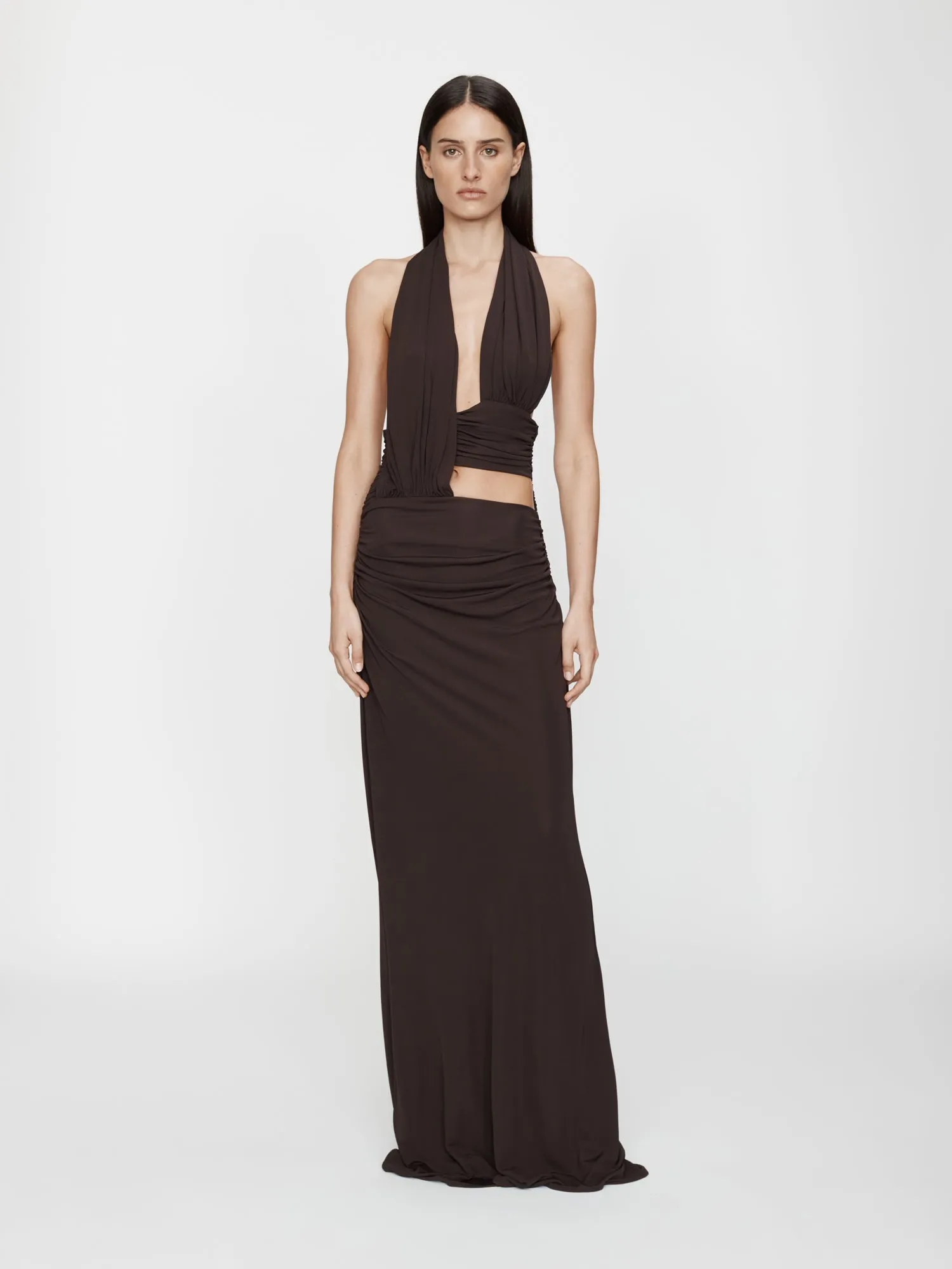 Draped Cummerbund Jersey Dress sold by Christopher Esber