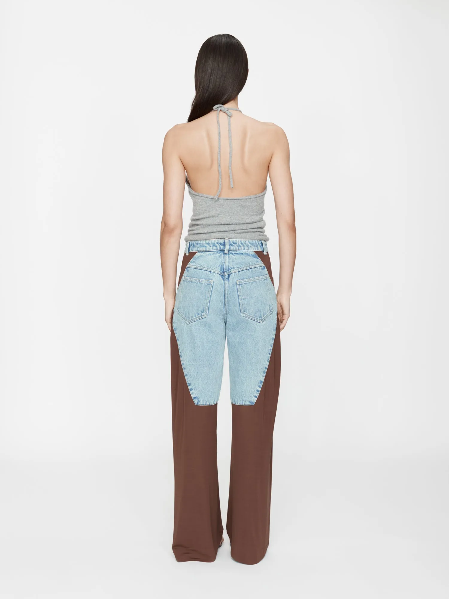 Taped Denim Jersey Jean sold by Christopher Esber product image thumbnail 4