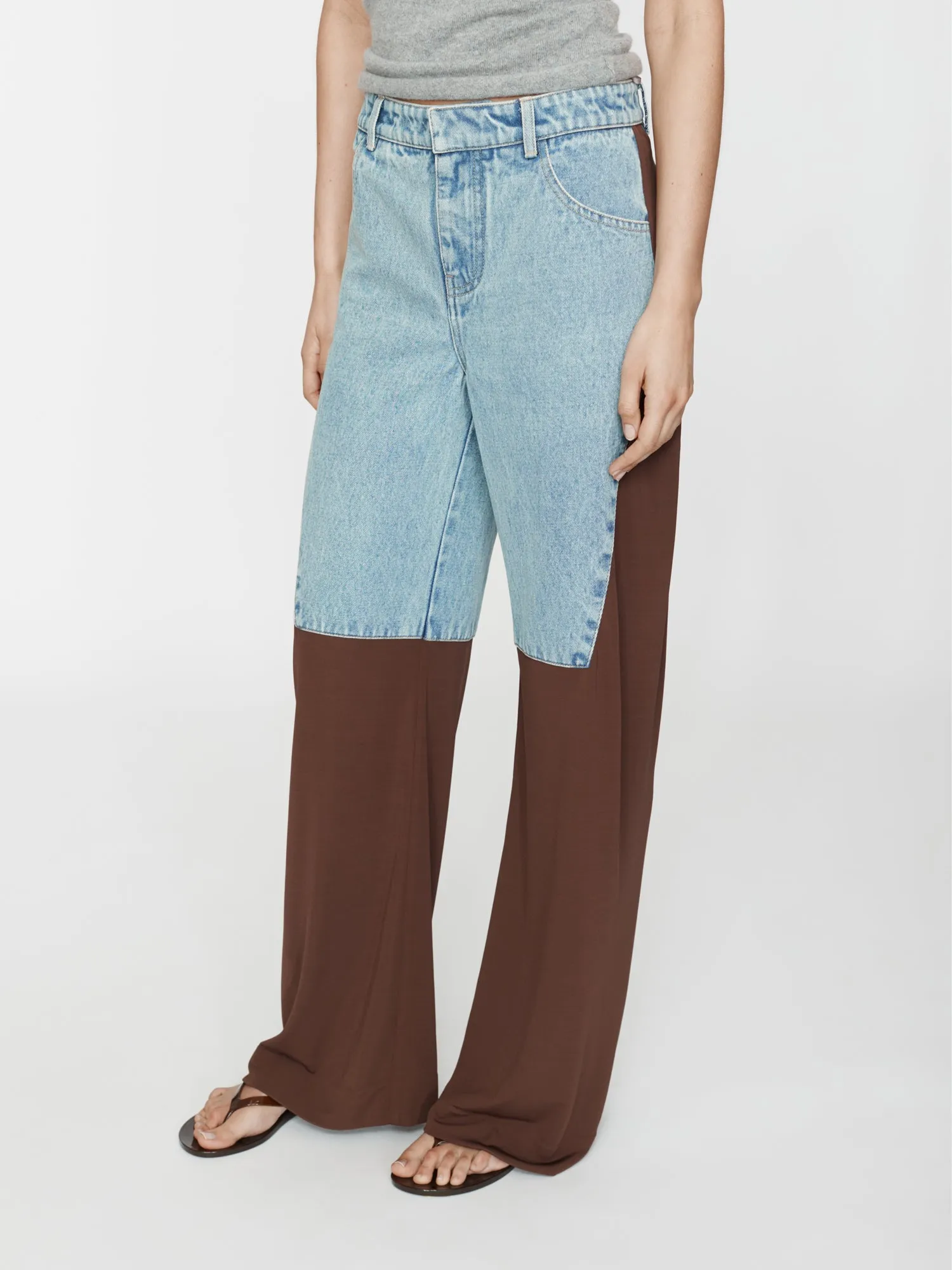 Taped Denim Jersey Jean sold by Christopher Esber product image thumbnail 3