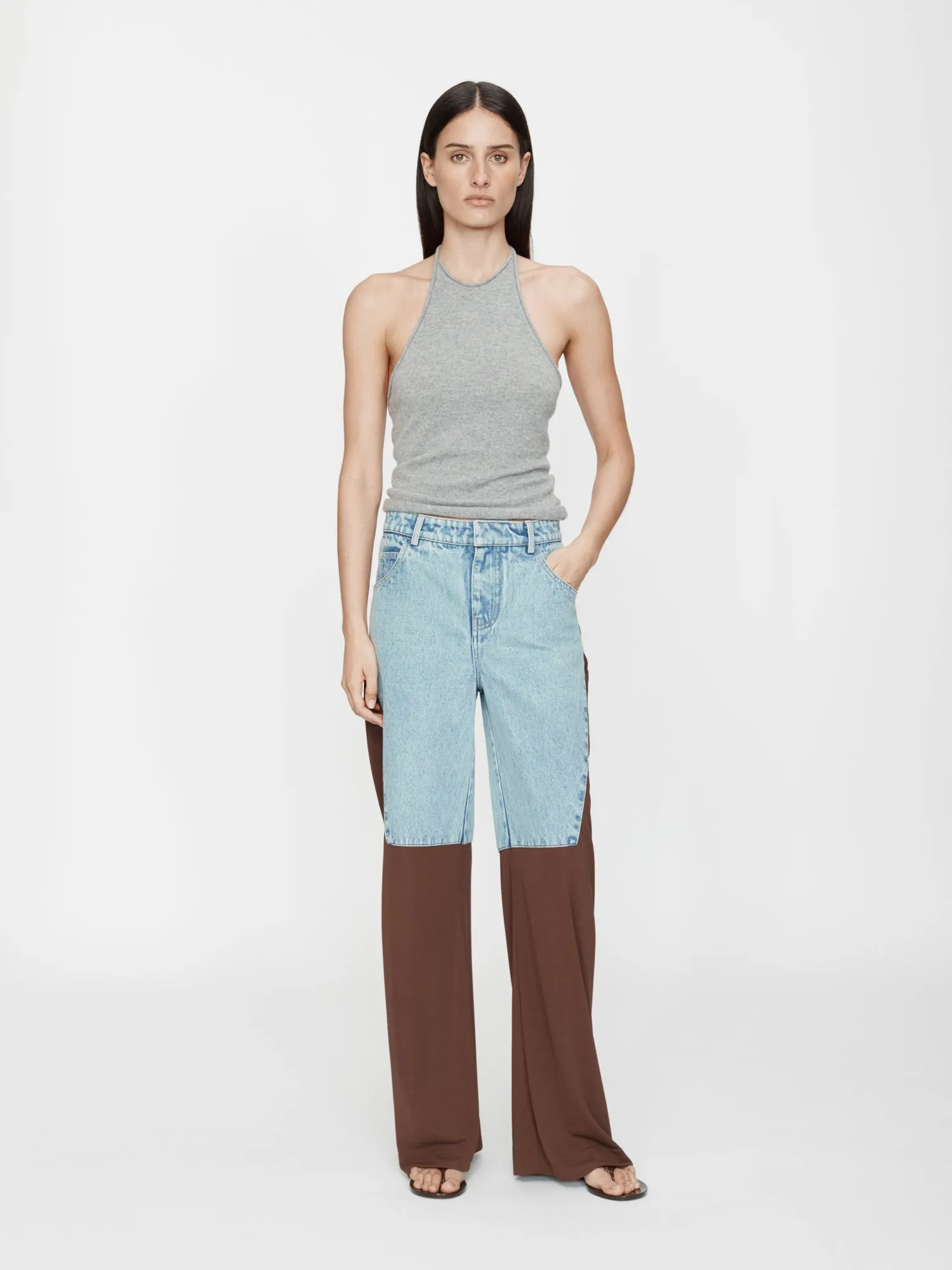 Taped Denim Jersey Jean sold by Christopher Esber