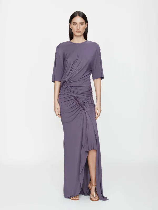 Shibari Jersey Ruche Skirt sold by Christopher Esber