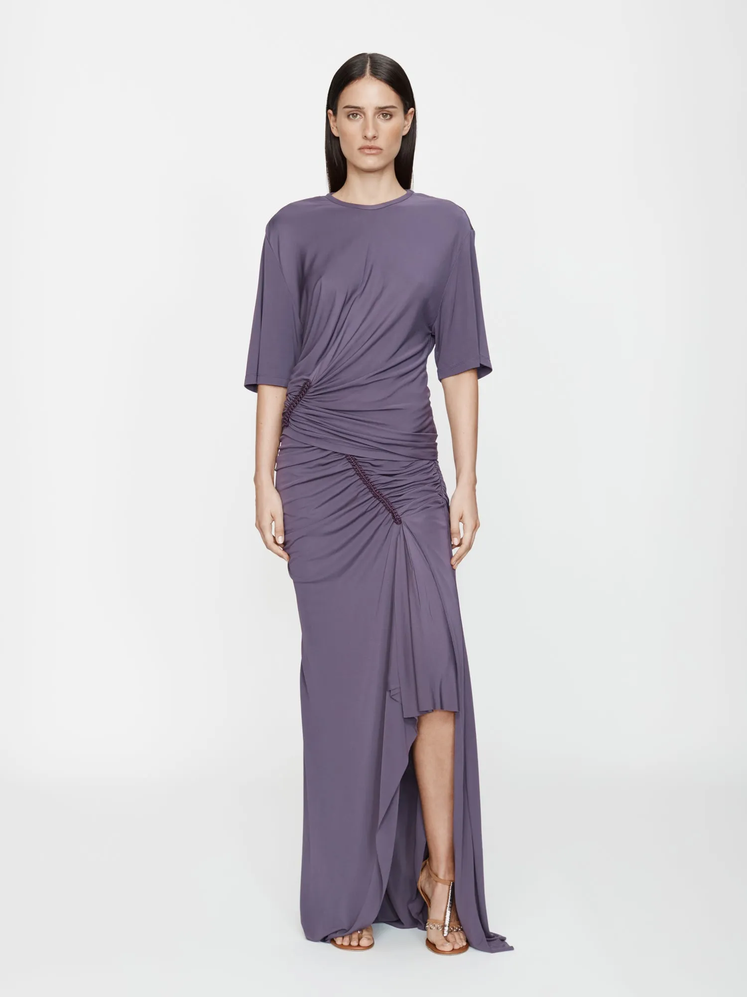 Shibari Jersey Ruche Skirt sold by Christopher Esber