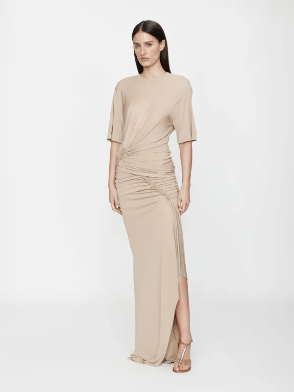 Shibari Jersey Ruche Skirt sold by Christopher Esber