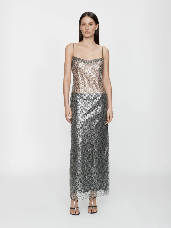 Sequinned Lace Cami Dress sold by Christopher Esber