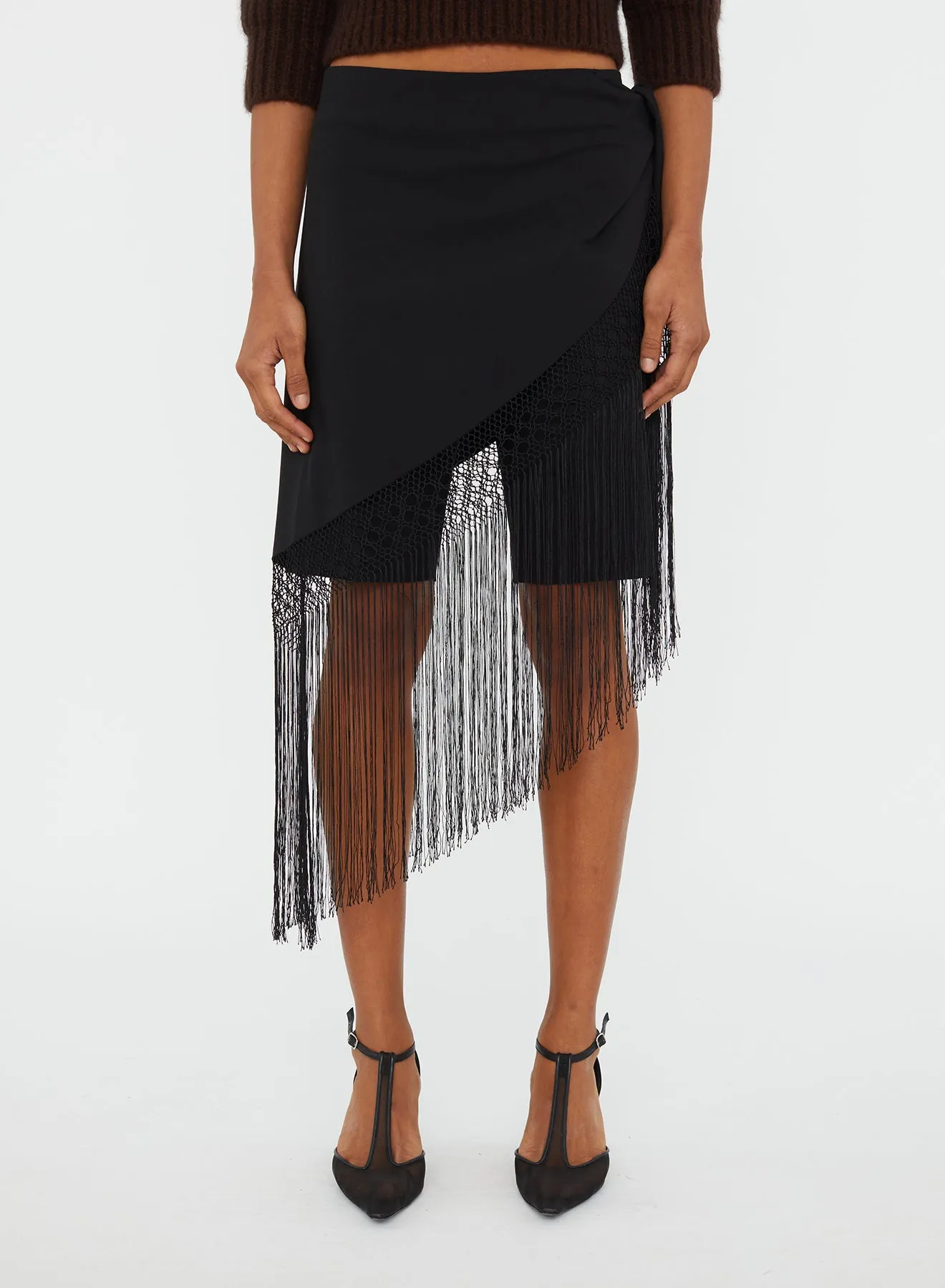 Unravel Macrame Wrap Short sold by Christopher Esber product image thumbnail 5