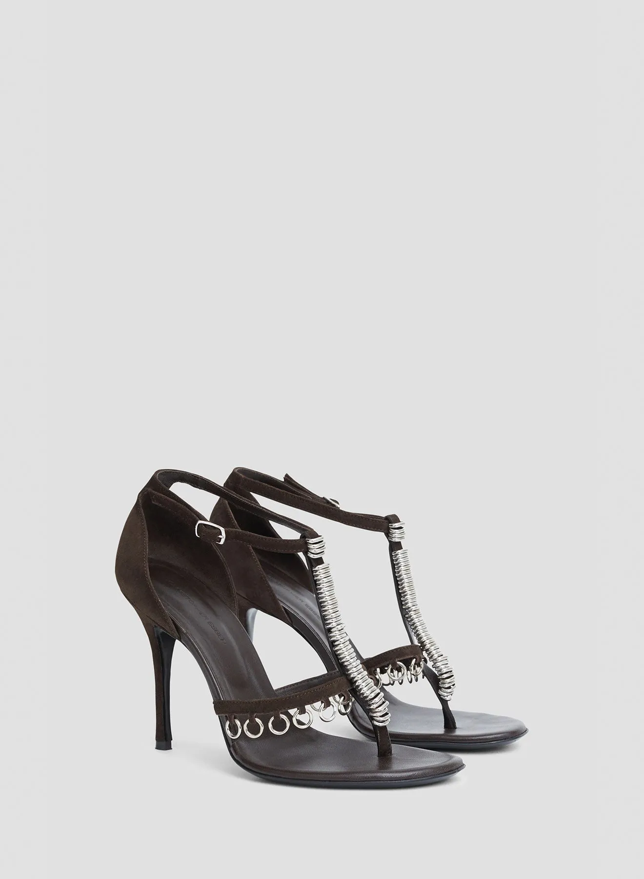 Ludo Pierced Suede Heel sold by Christopher Esber