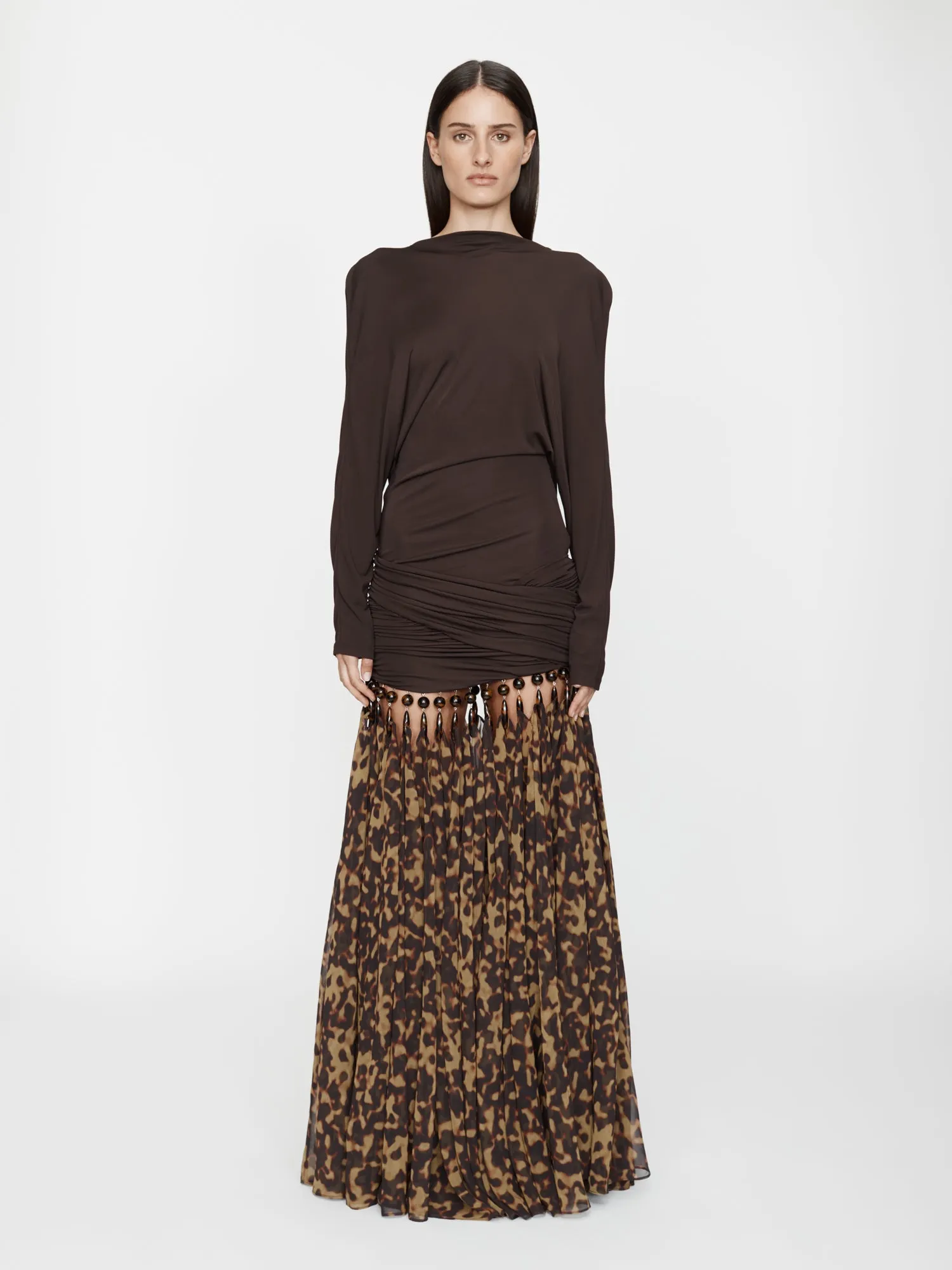 Tortoiseshell Droplet Jersey Gown sold by Christopher Esber product image thumbnail 3