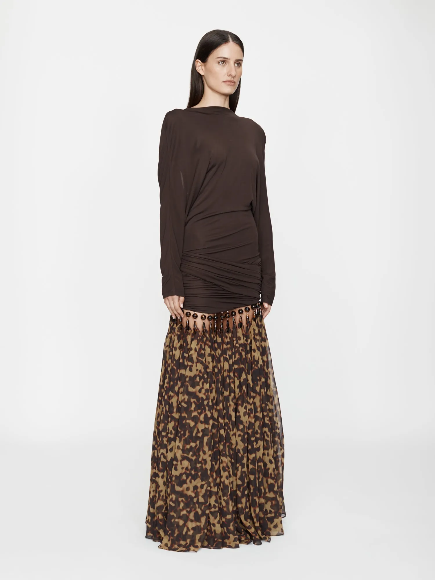 Tortoiseshell Droplet Jersey Gown sold by Christopher Esber product image thumbnail 4