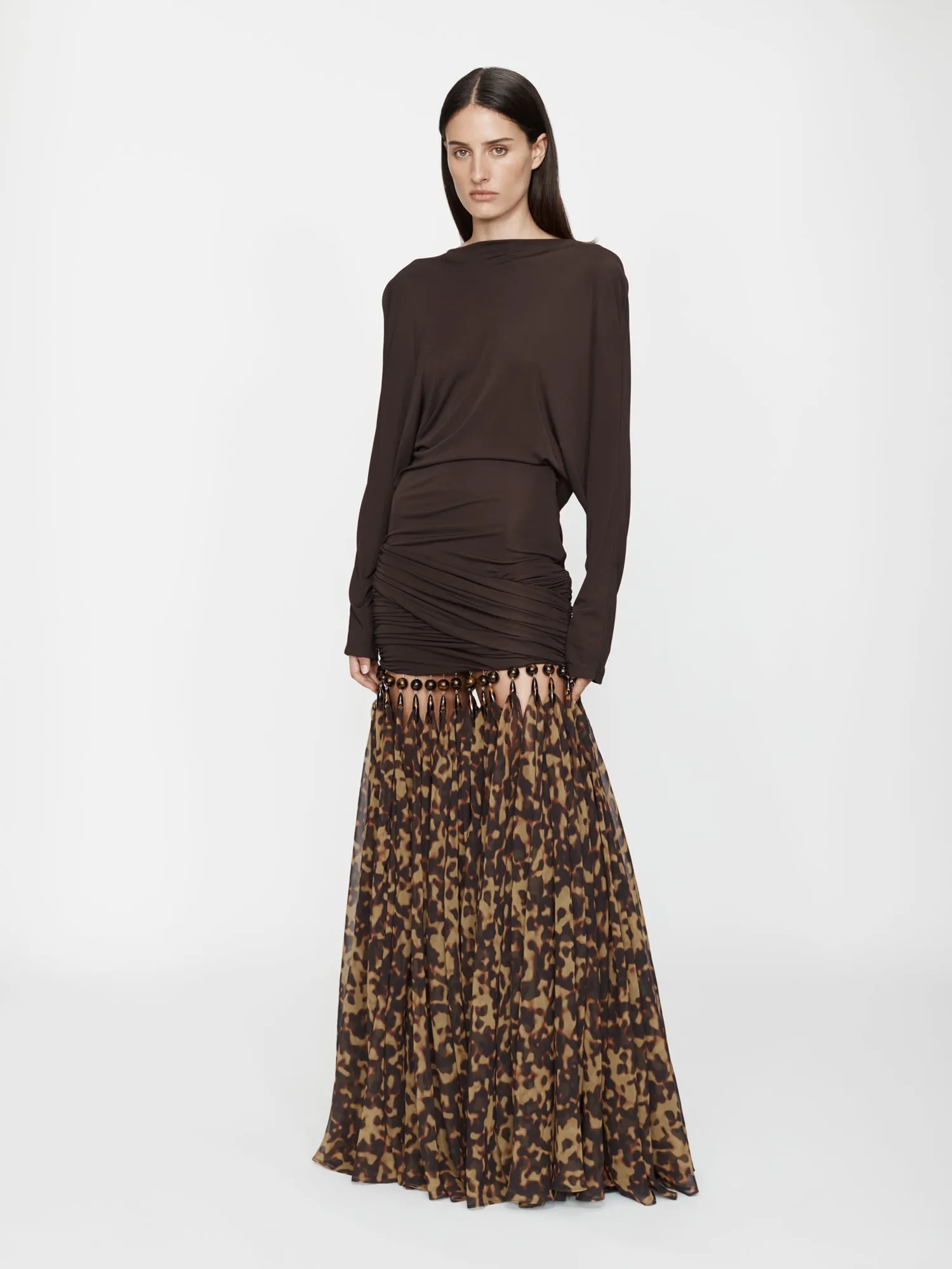 Tortoiseshell Droplet Jersey Gown sold by Christopher Esber