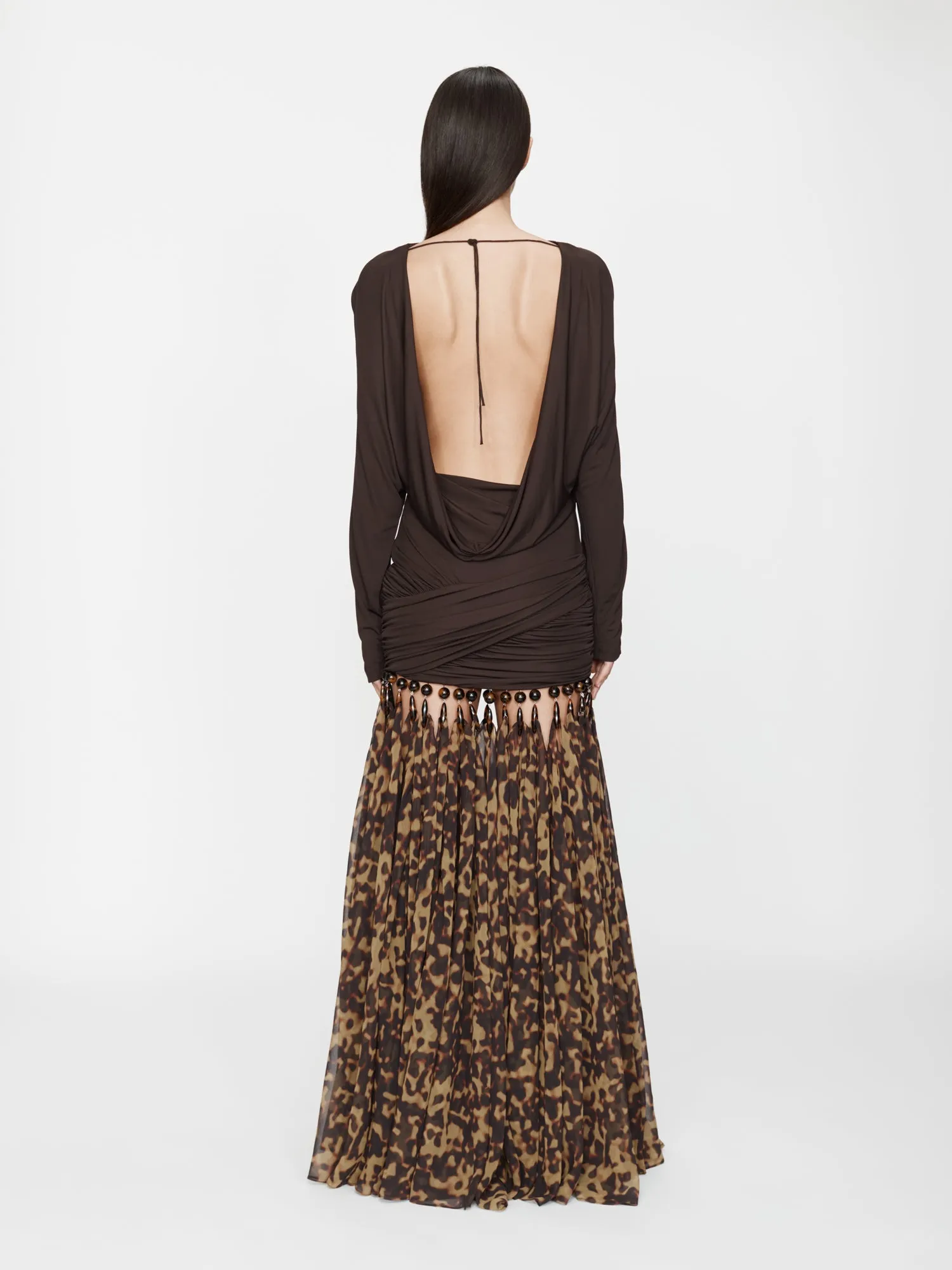 Tortoiseshell Droplet Jersey Gown sold by Christopher Esber product image thumbnail 5