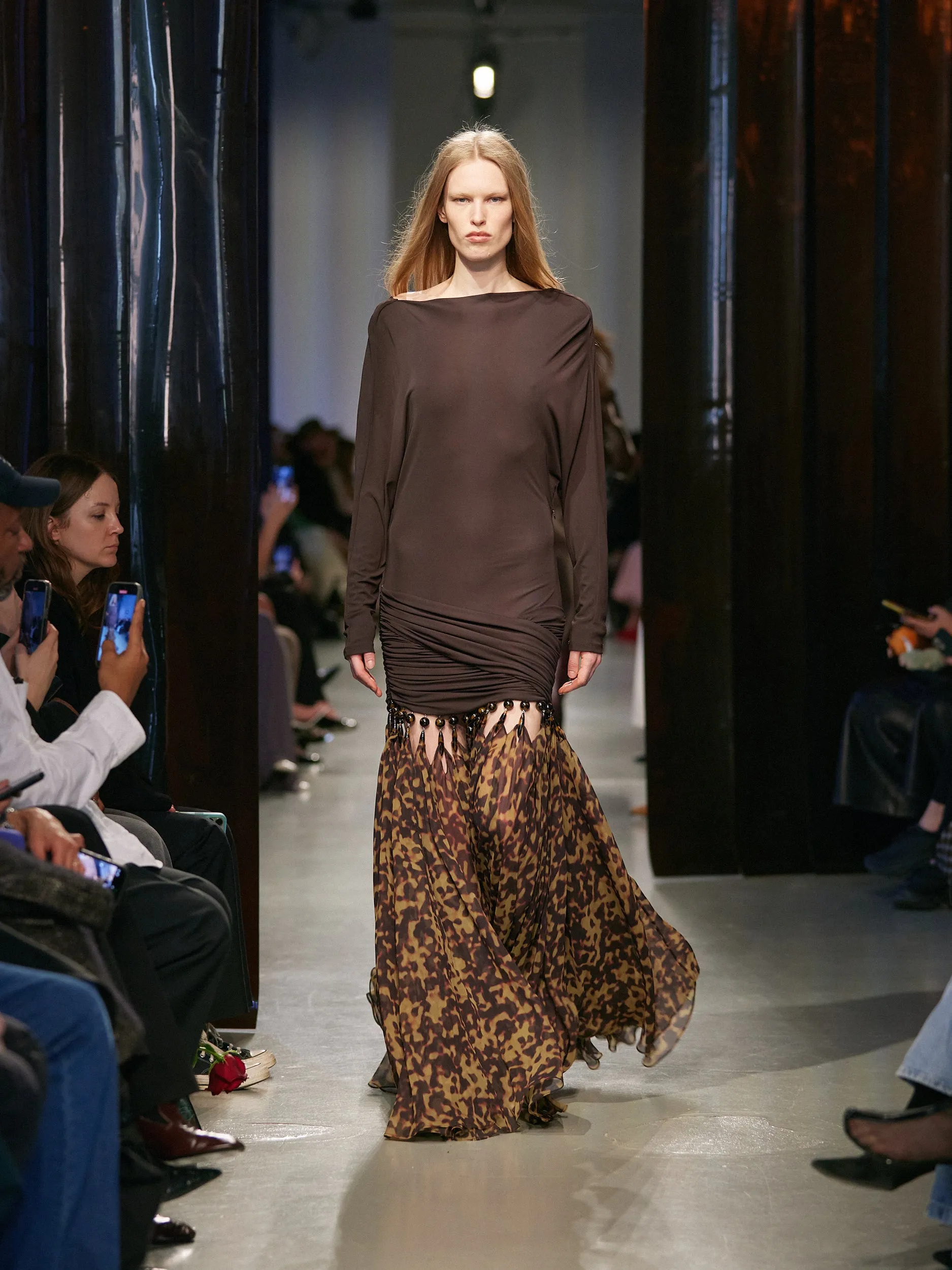 Tortoiseshell Droplet Jersey Gown sold by Christopher Esber product image thumbnail 2