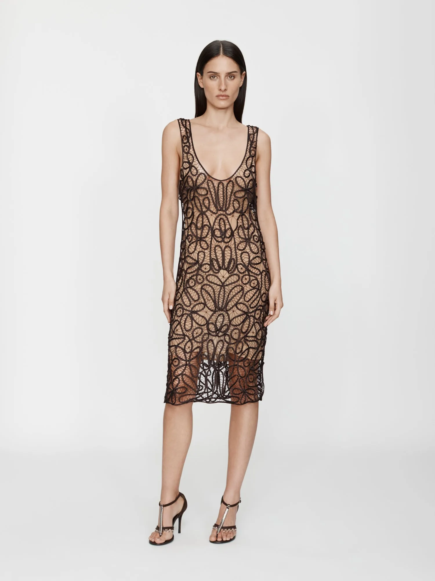 Meander Lace Tank Dress sold by Christopher Esber