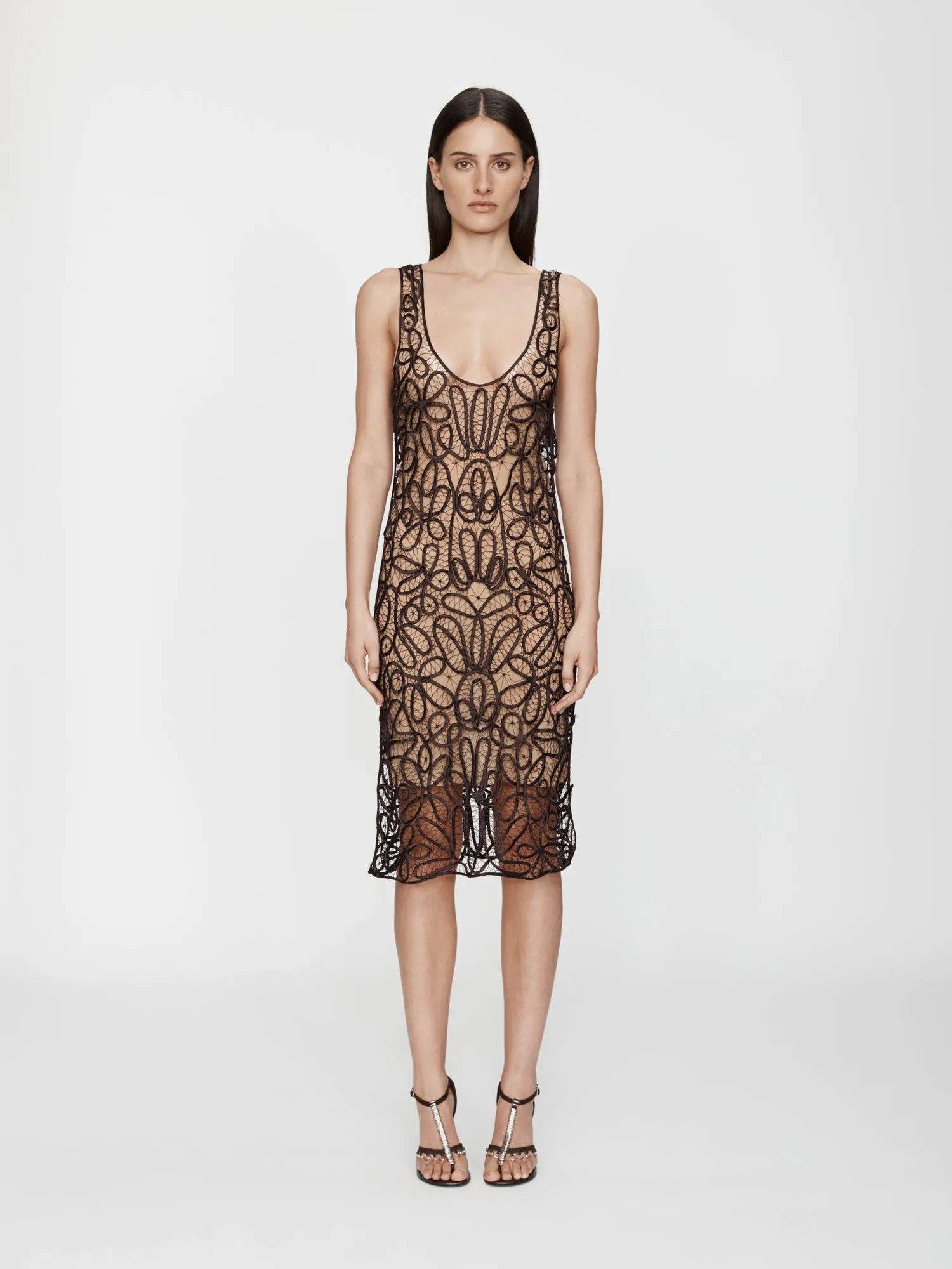 Meander Lace Tank Dress sold by Christopher Esber product image thumbnail 3