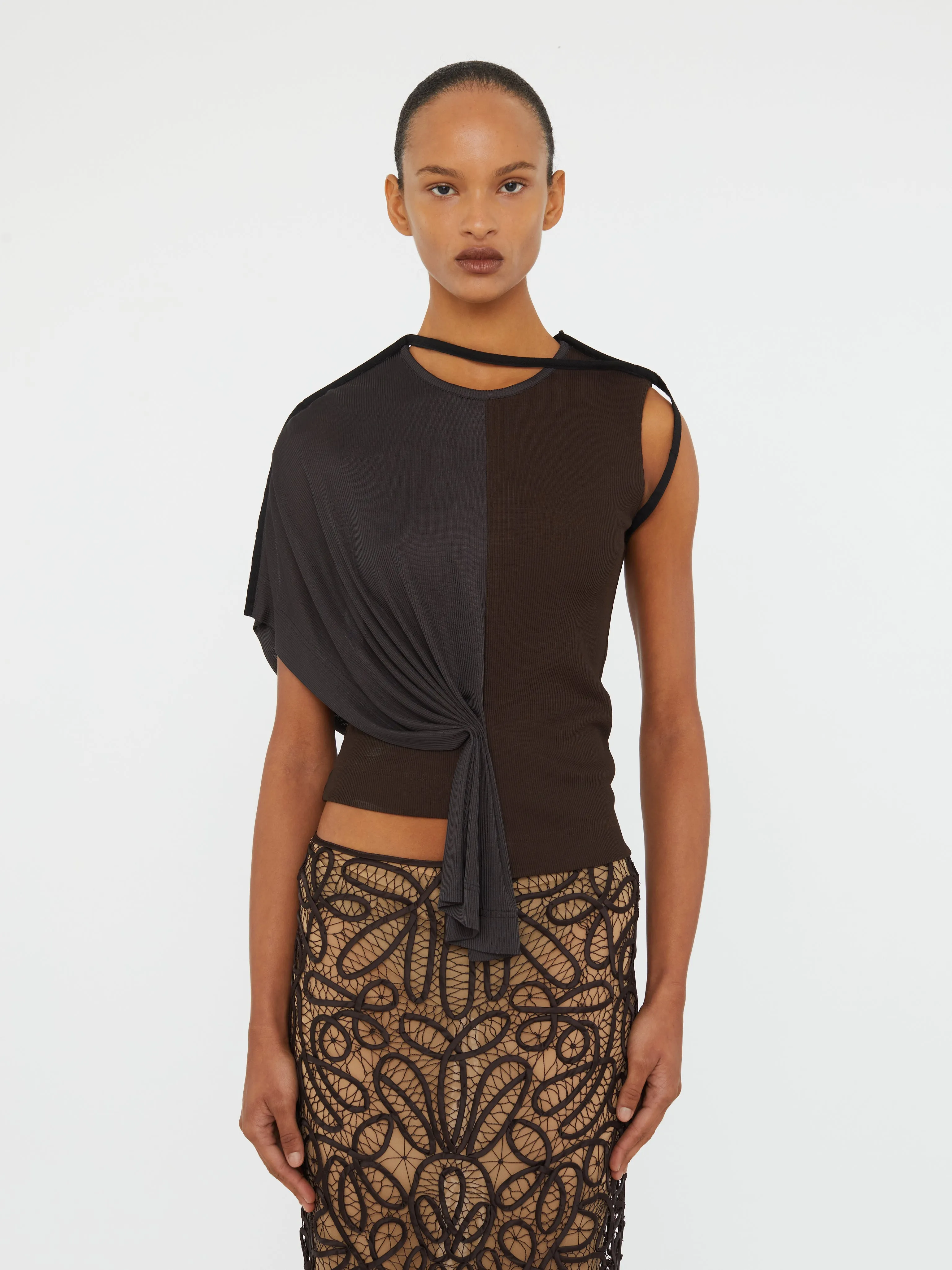 Meander Lace Skirt sold by Christopher Esber product image thumbnail 3