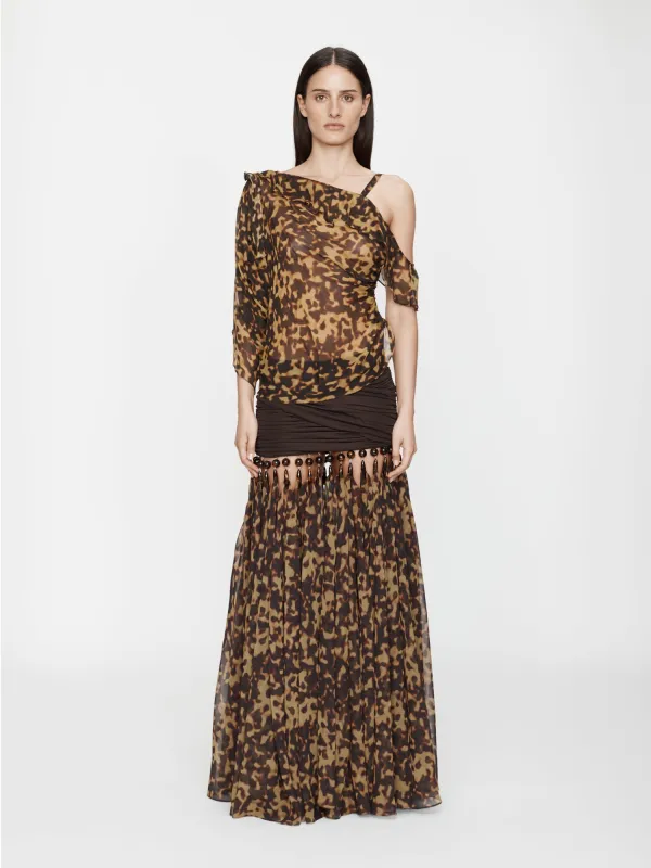 Tortoiseshell Droplet Jersey Skirt sold by Christopher Esber
