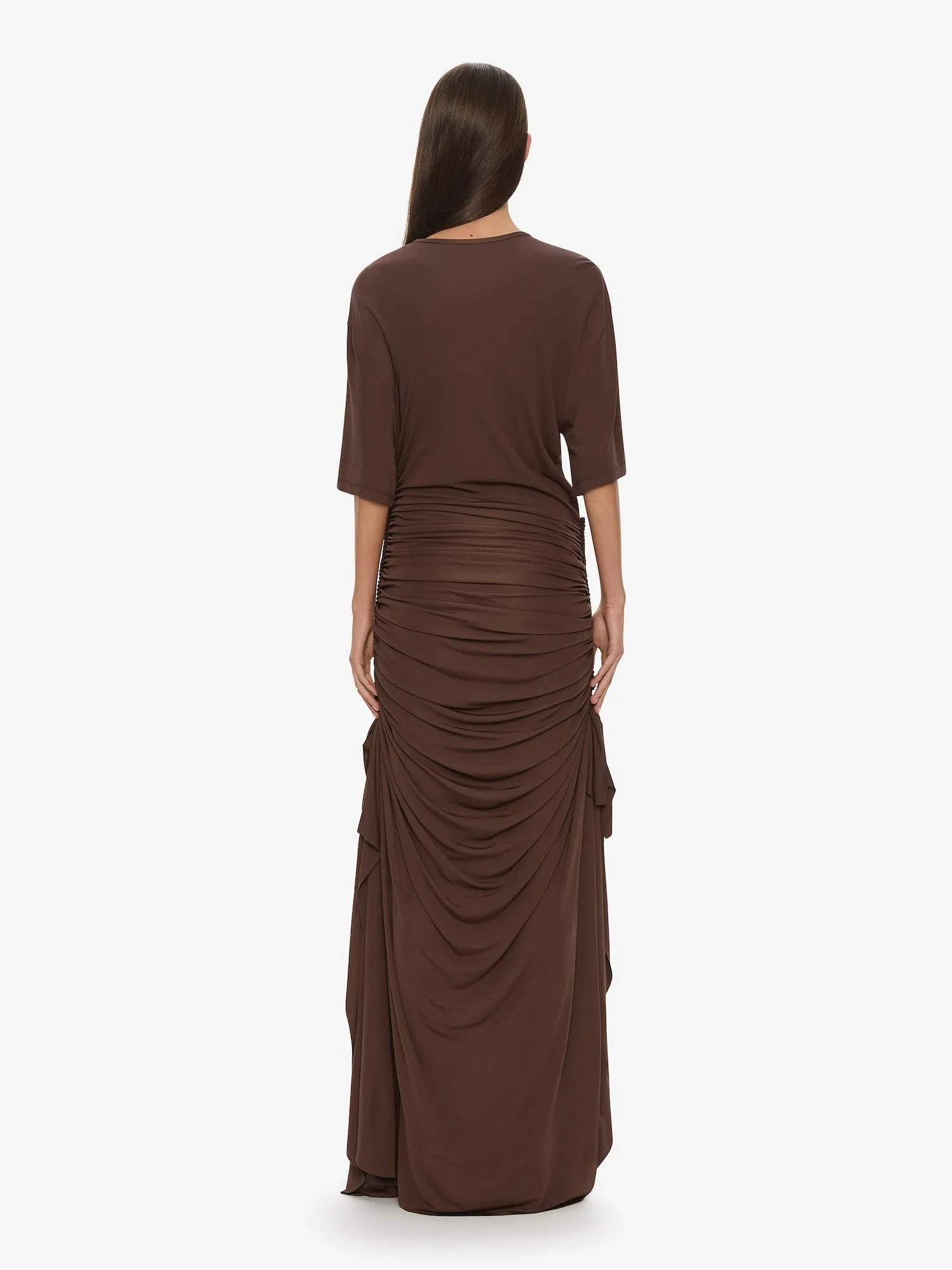 Shibari Jersey Ruche Tee Dress sold by Christopher Esber product image thumbnail 4