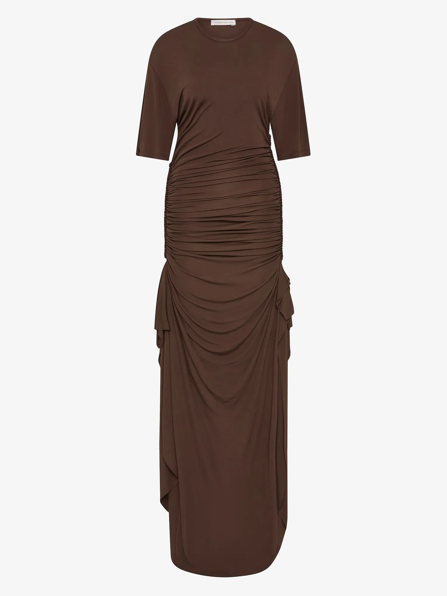 Shibari Jersey Ruche Tee Dress sold by Christopher Esber product image thumbnail 5