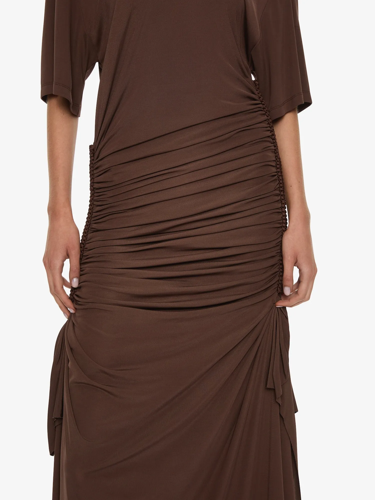 Shibari Jersey Ruche Tee Dress sold by Christopher Esber product image thumbnail 2