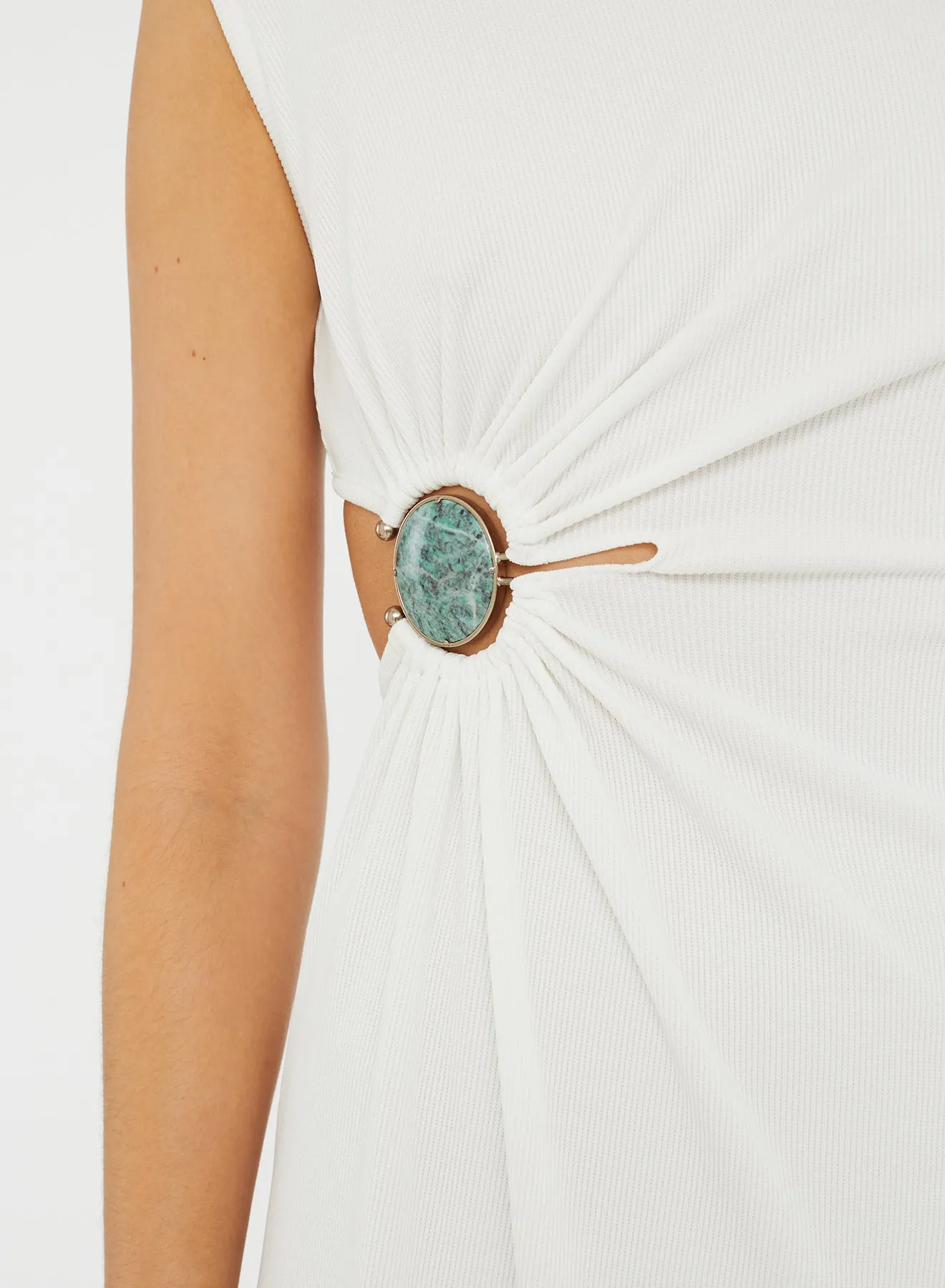 Mineral Stone Ruched Tank Dress sold by Christopher Esber product image thumbnail 2