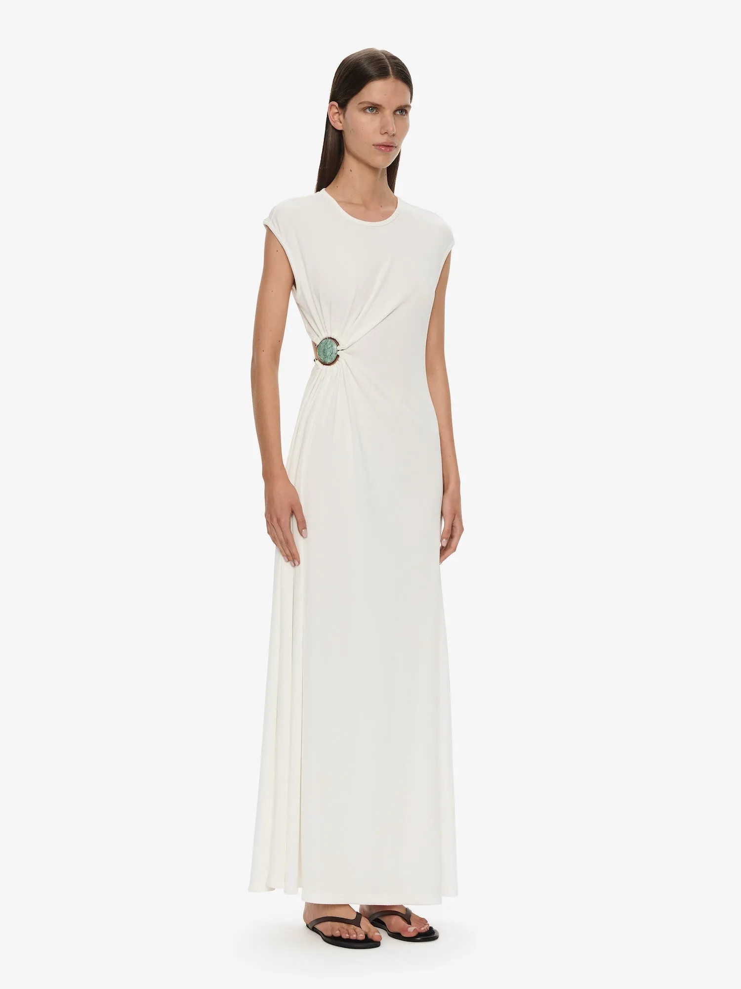 Mineral Stone Ruched Tank Dress sold by Christopher Esber product image thumbnail 3