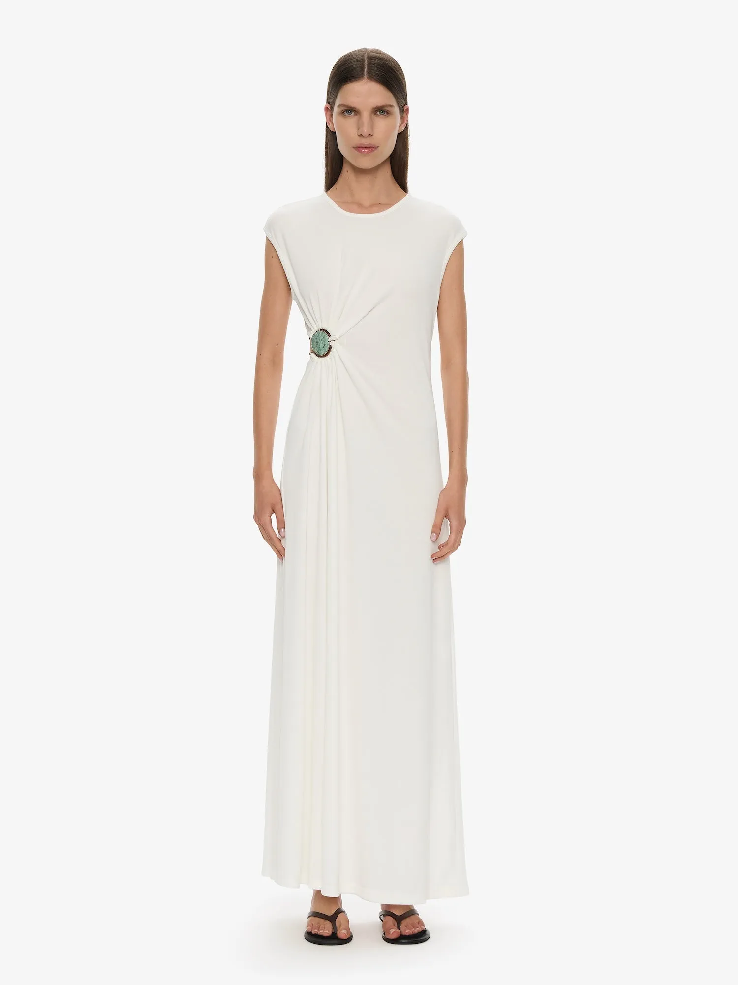 Mineral Stone Ruched Tank Dress sold by Christopher Esber