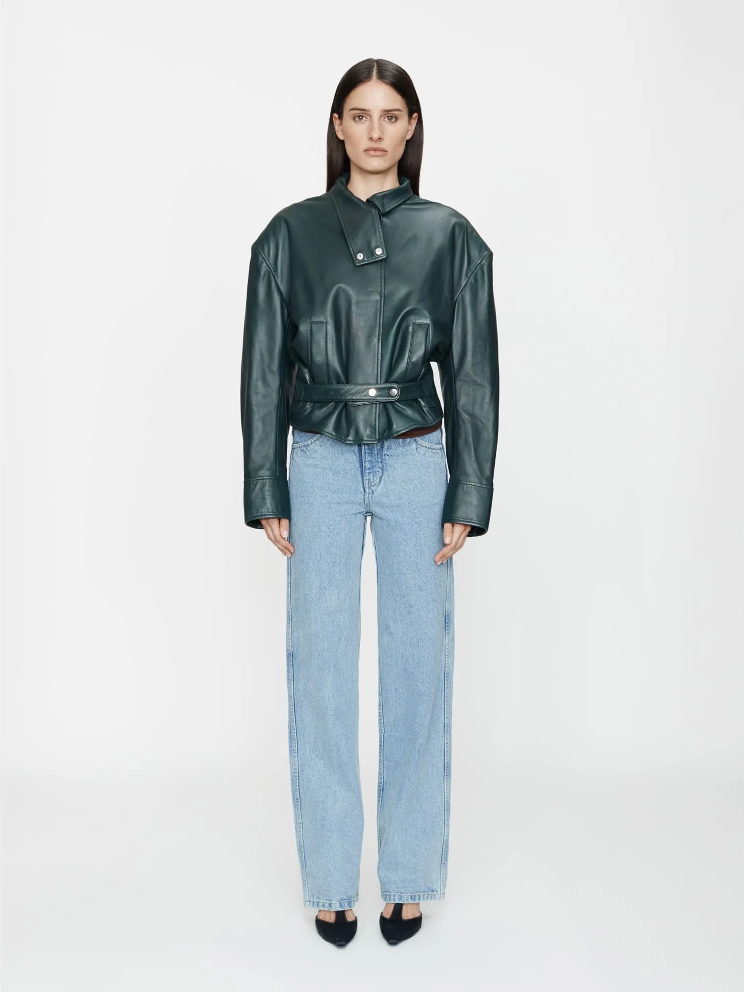 Eddie Leather Jacket sold by Christopher Esber