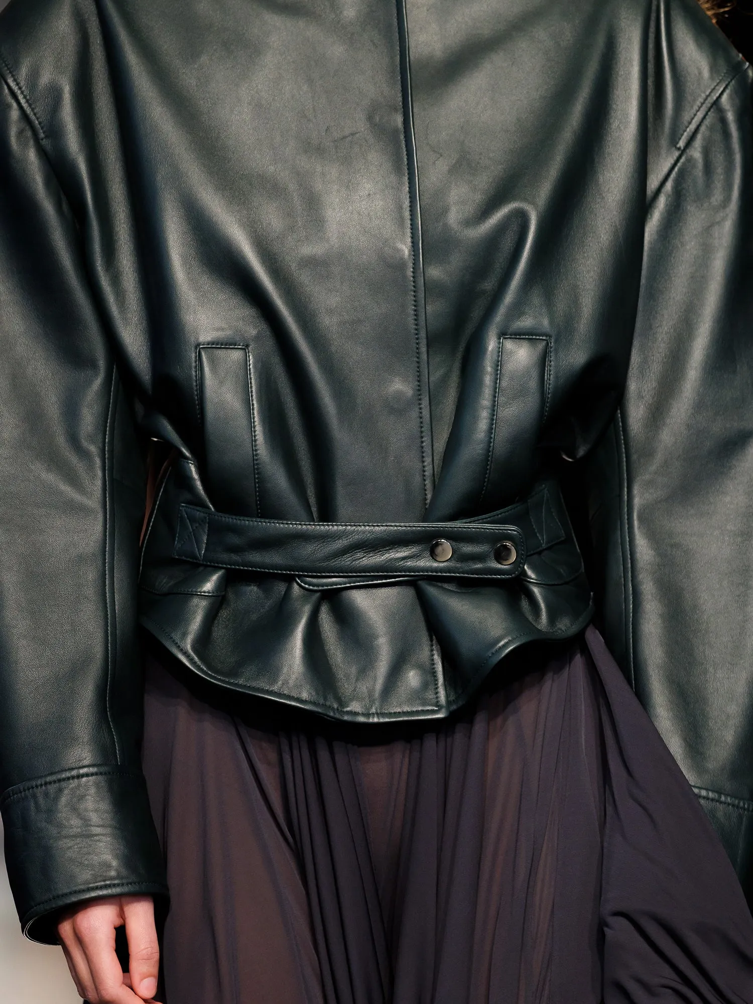 Eddie Leather Jacket sold by Christopher Esber product image thumbnail 3