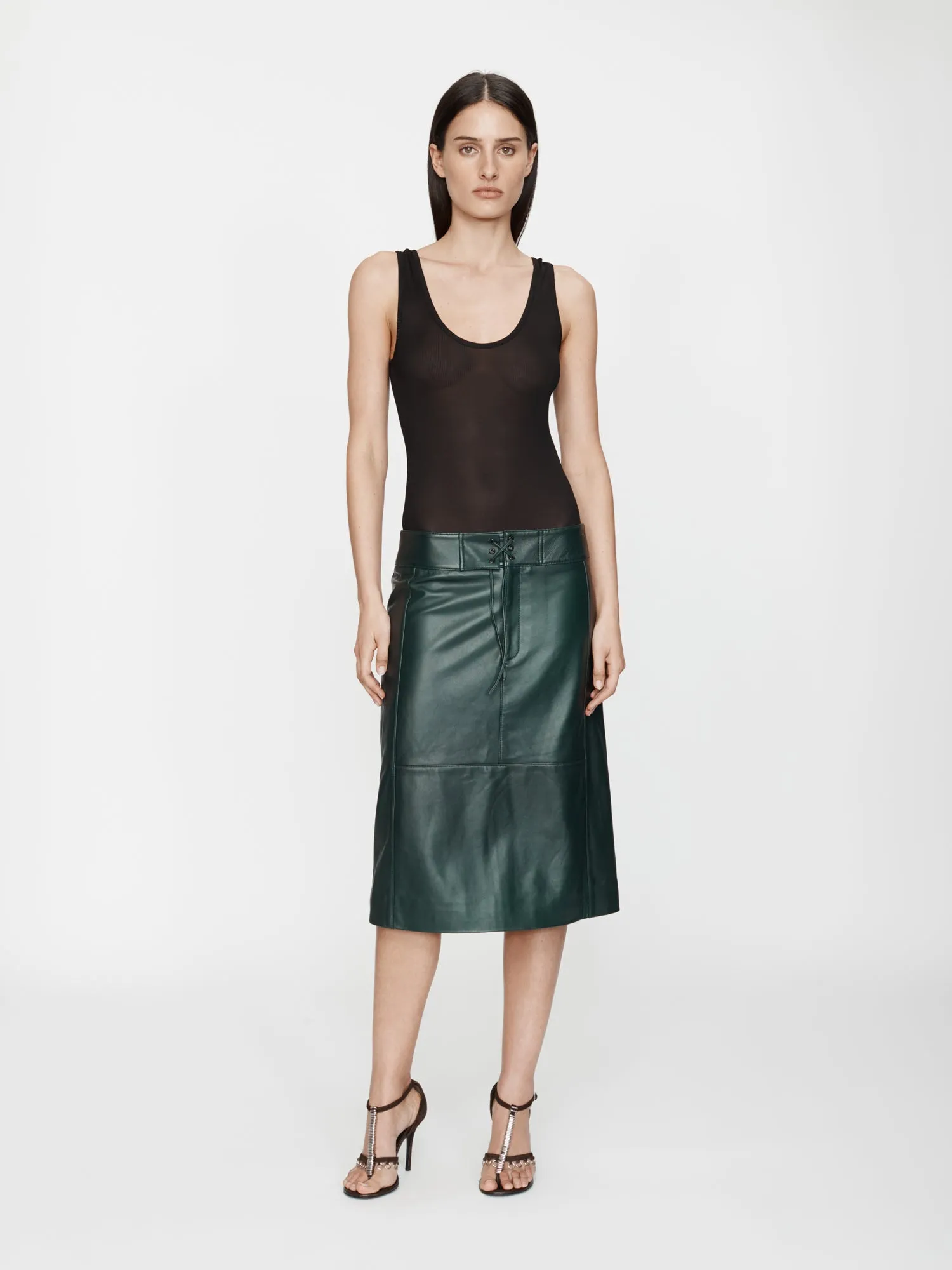 Eddie Leather Skirt sold by Christopher Esber product image thumbnail 5