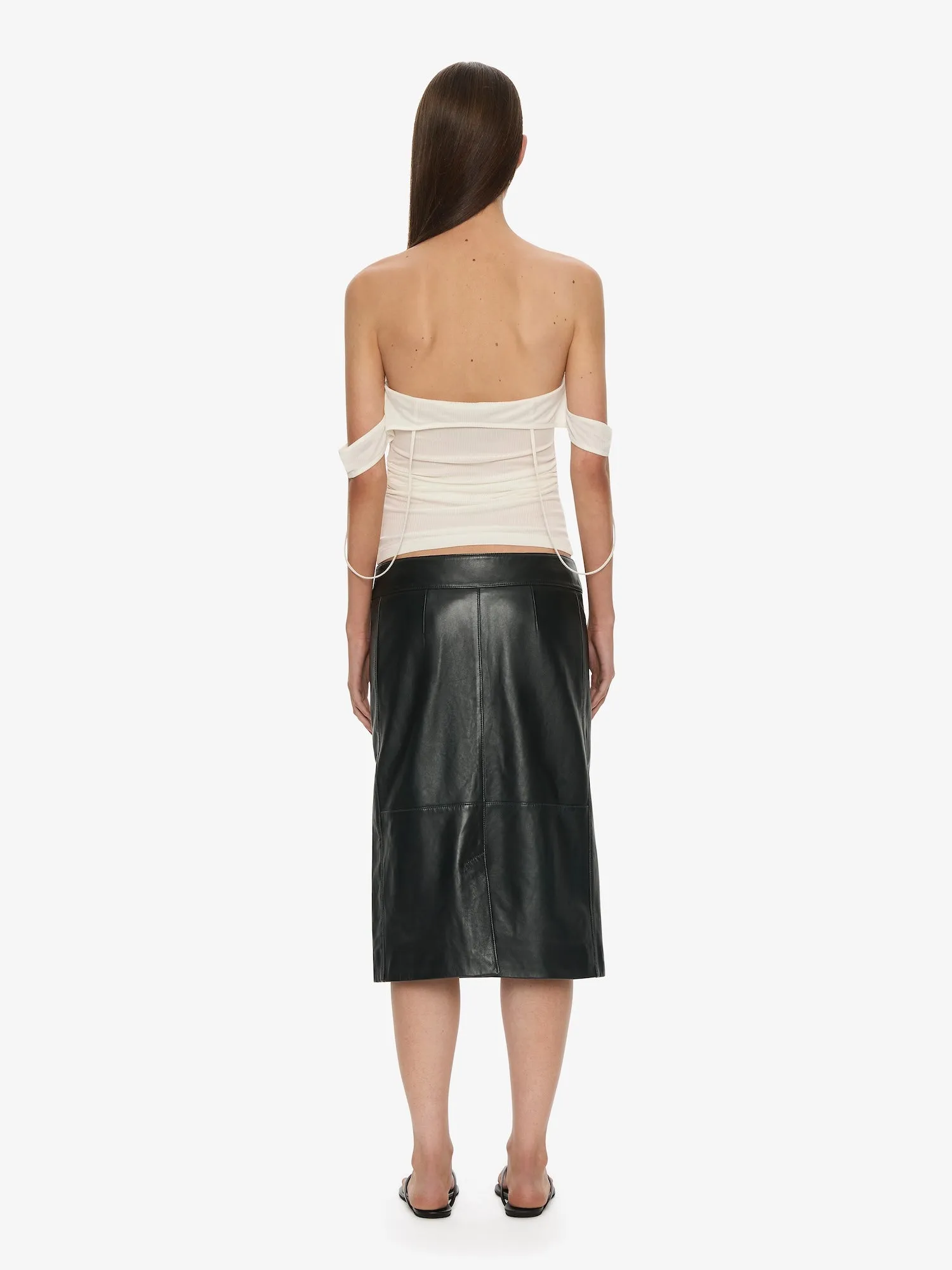 Eddie Leather Skirt sold by Christopher Esber product image thumbnail 4