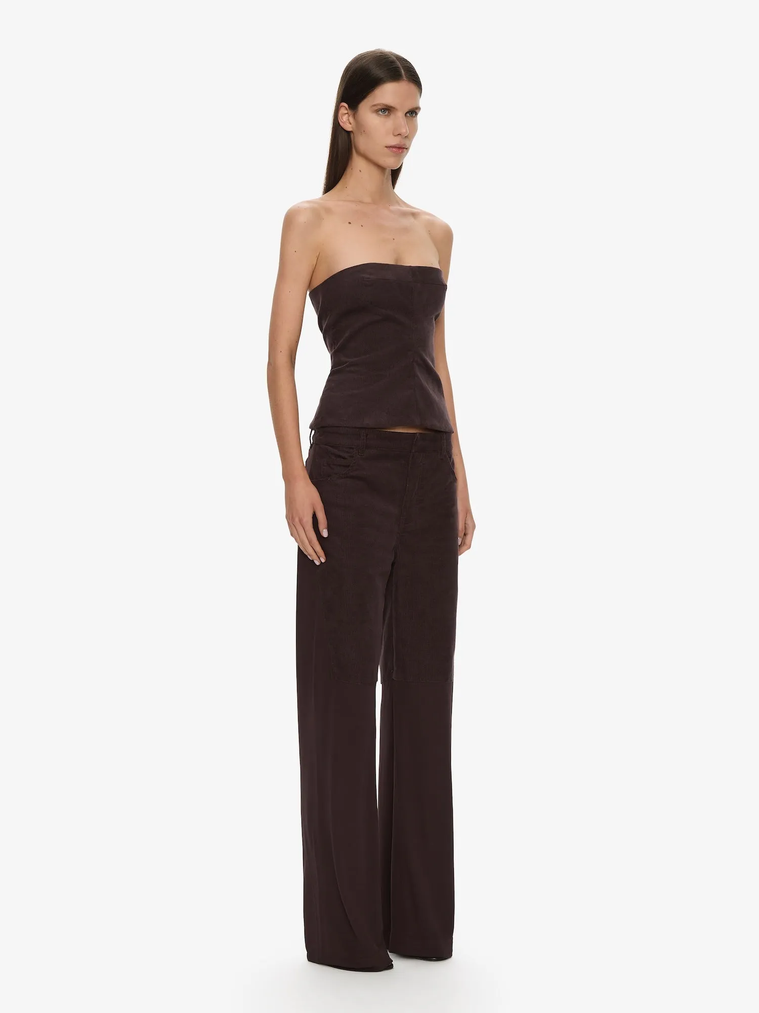 Taped Corduroy Jersey Jean sold by Christopher Esber product image thumbnail 2