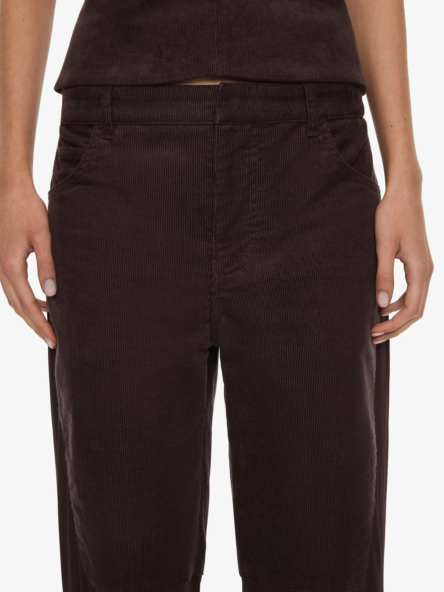 Taped Corduroy Jersey Jean sold by Christopher Esber product image thumbnail 3