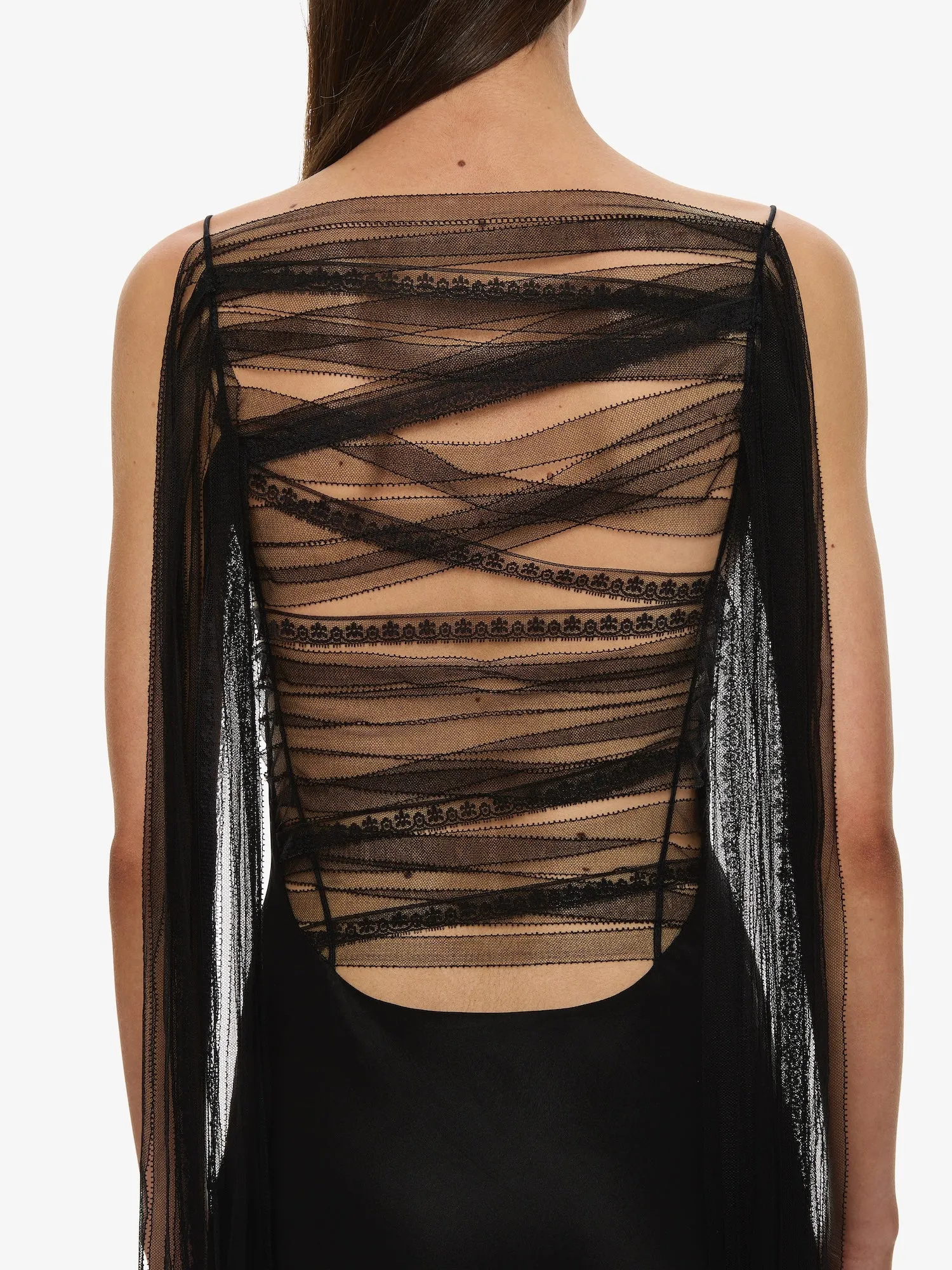 Lattice Lace Silk Gown sold by Christopher Esber product image thumbnail 5