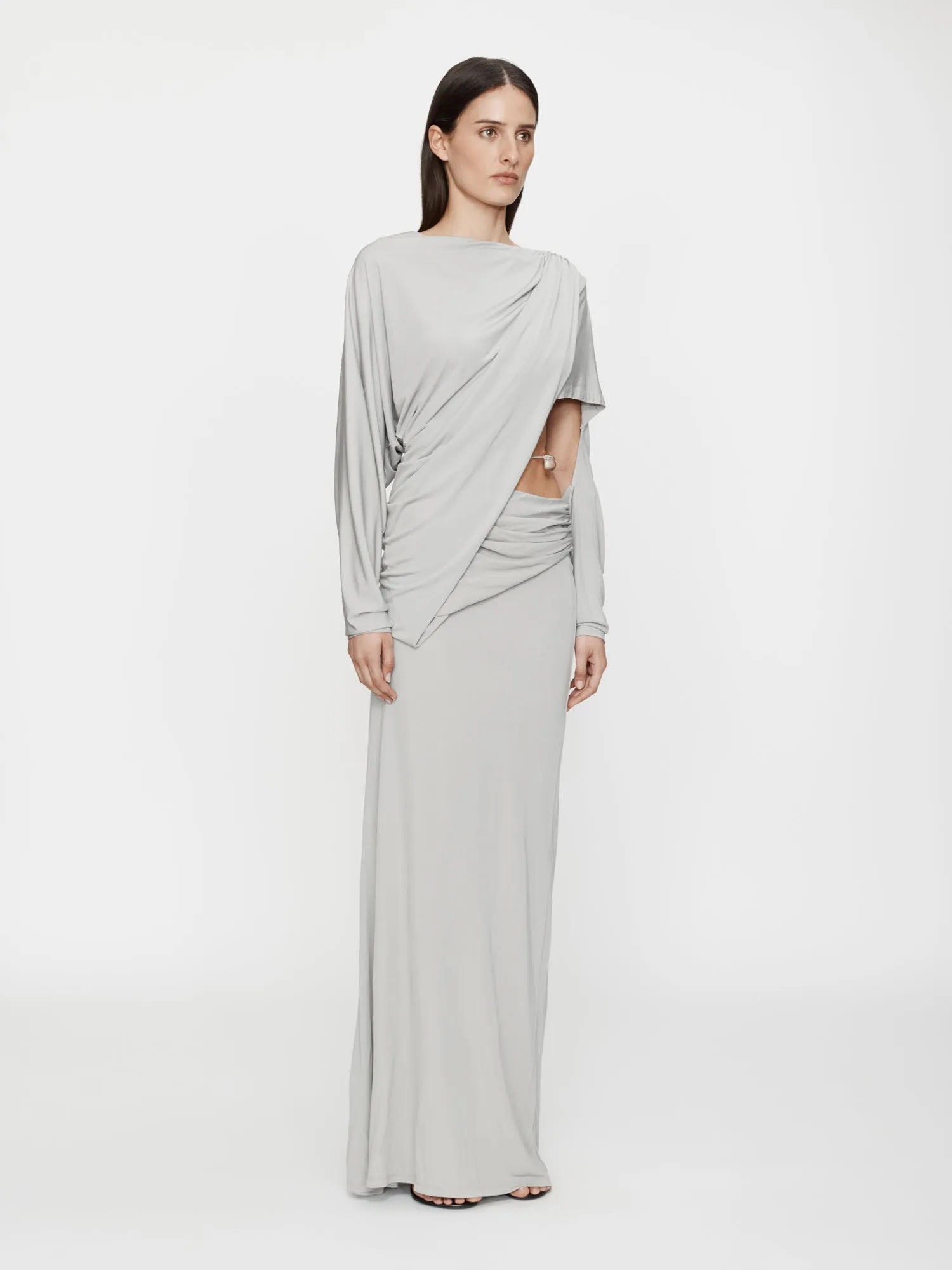Encased Nature Resin Draped Jersey Dress sold by Christopher Esber product image thumbnail 2