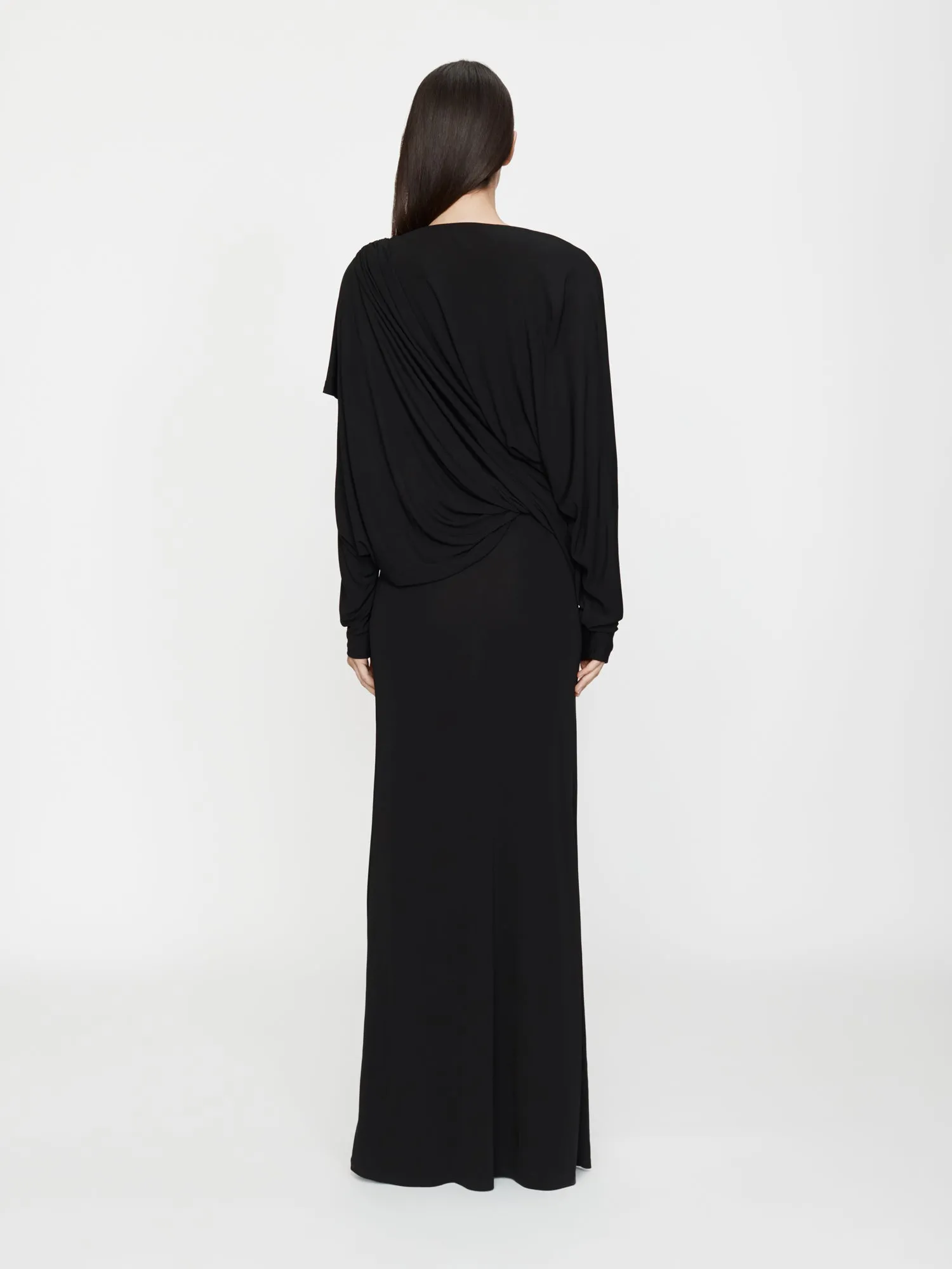 Encased Nature Resin Draped Jersey Dress sold by Christopher Esber product image thumbnail 4