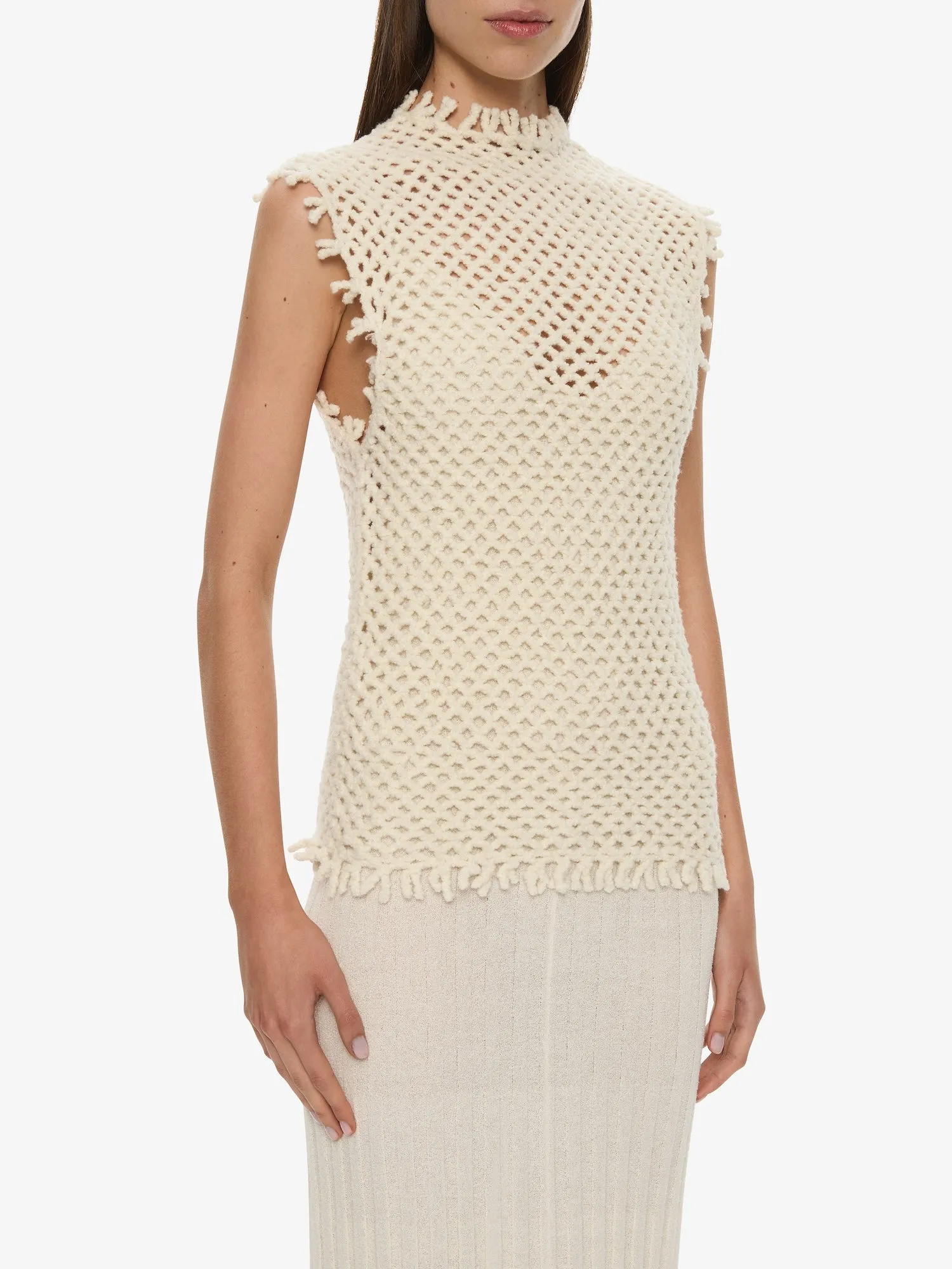 Lattice Knit Tank Dress sold by Christopher Esber product image thumbnail 2