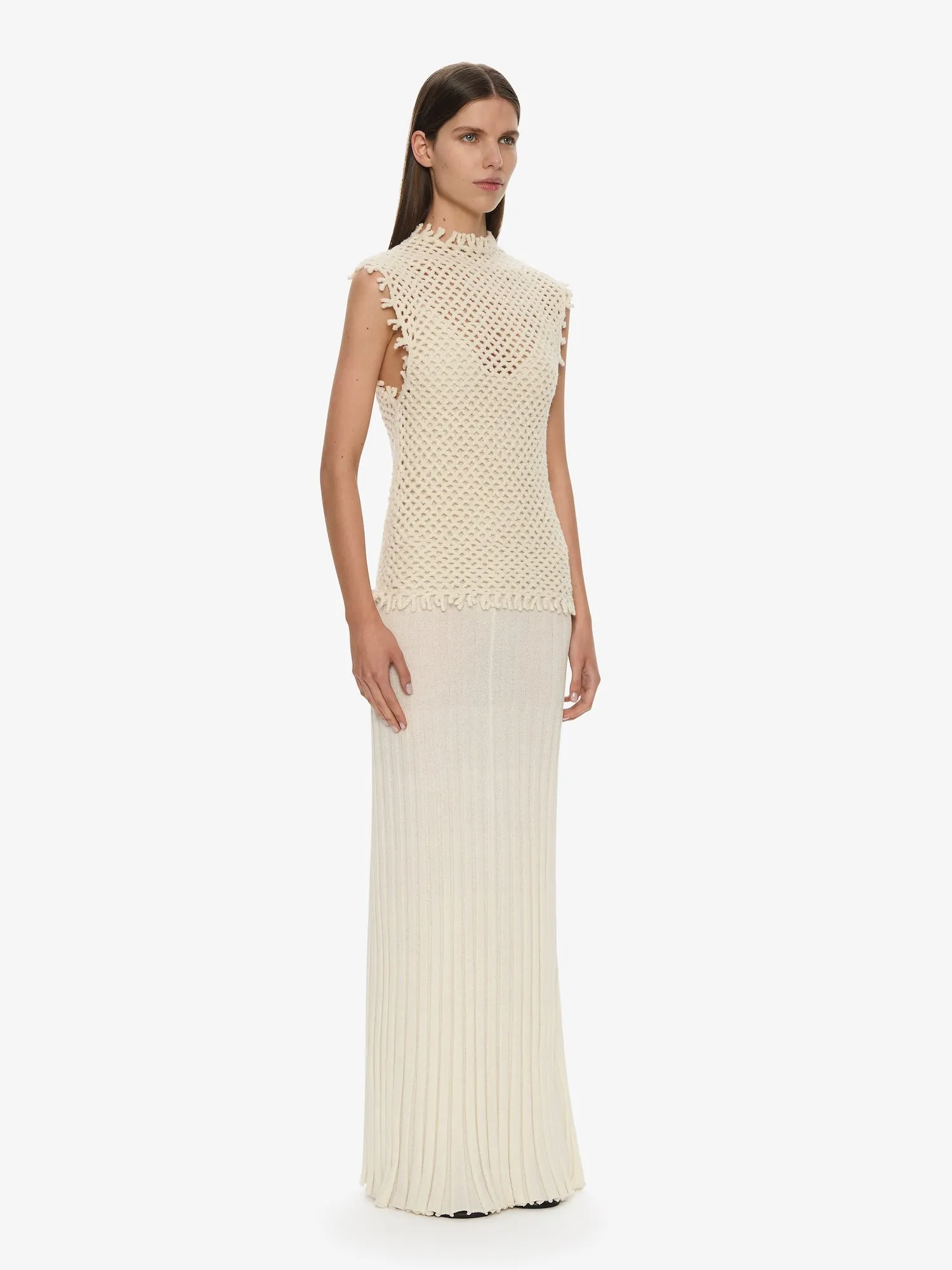 Lattice Knit Tank Dress sold by Christopher Esber product image thumbnail 3