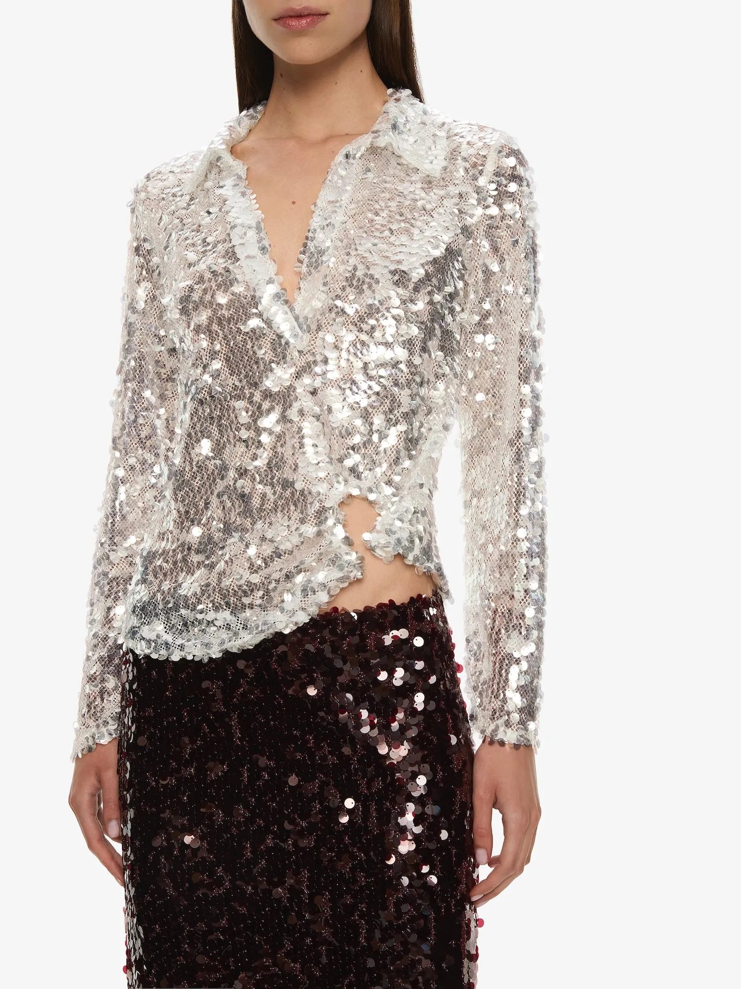 Opaline Sequin Skirt sold by Christopher Esber product image thumbnail 2