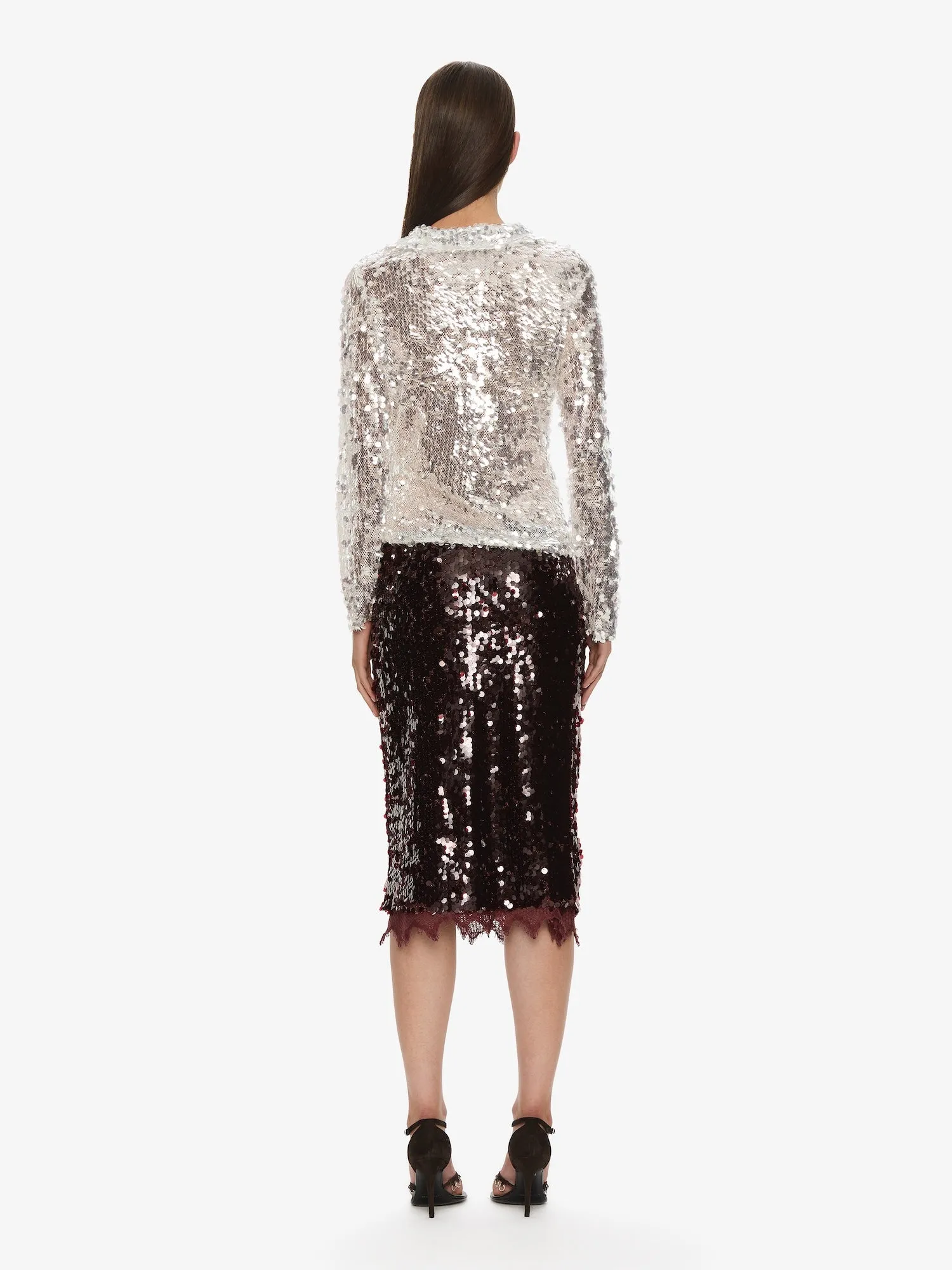 Opaline Sequin Skirt sold by Christopher Esber product image thumbnail 4